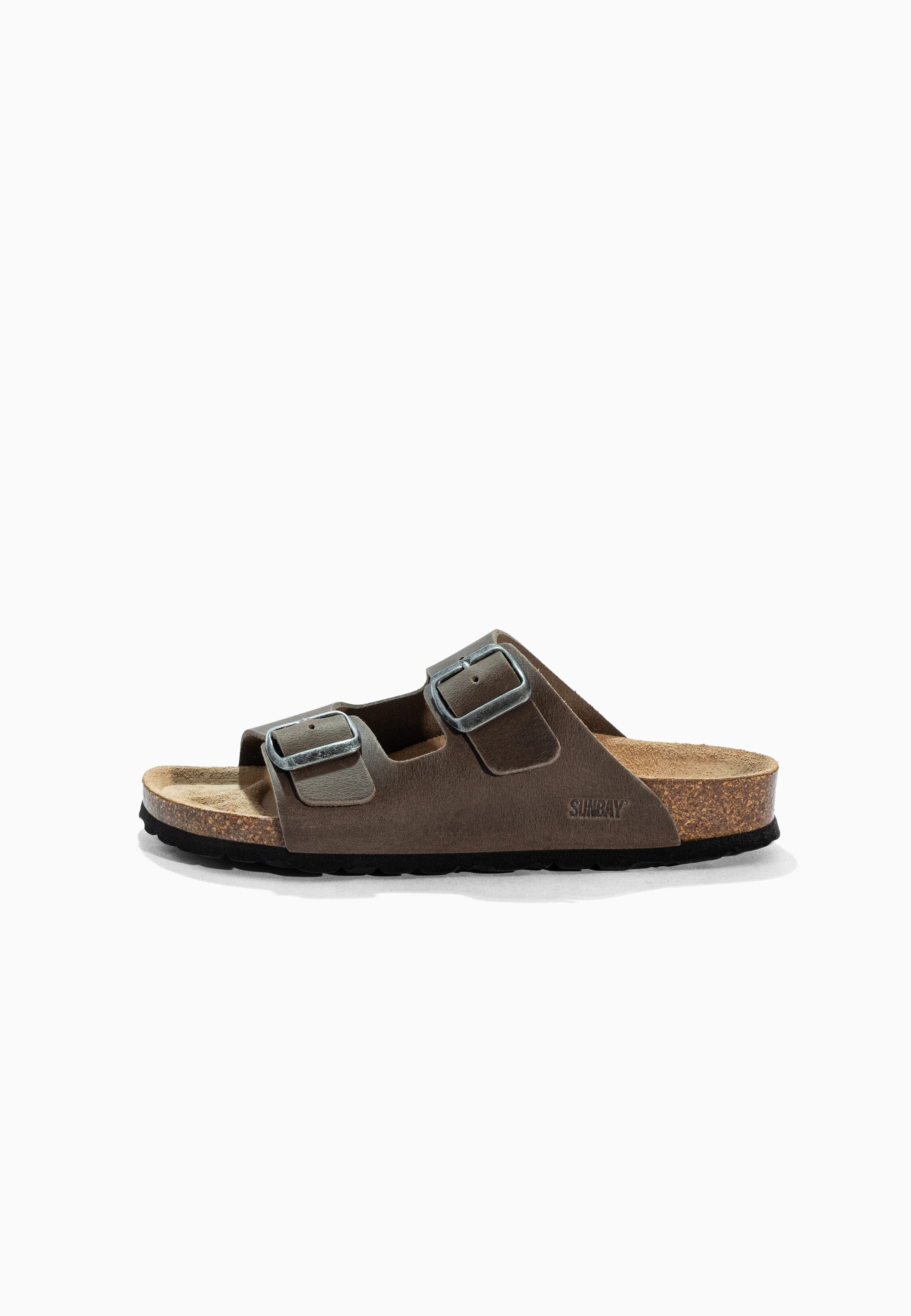 Sandales À Deux Brides Trefle - Cuir - Anthracite - Enfant - Image 3