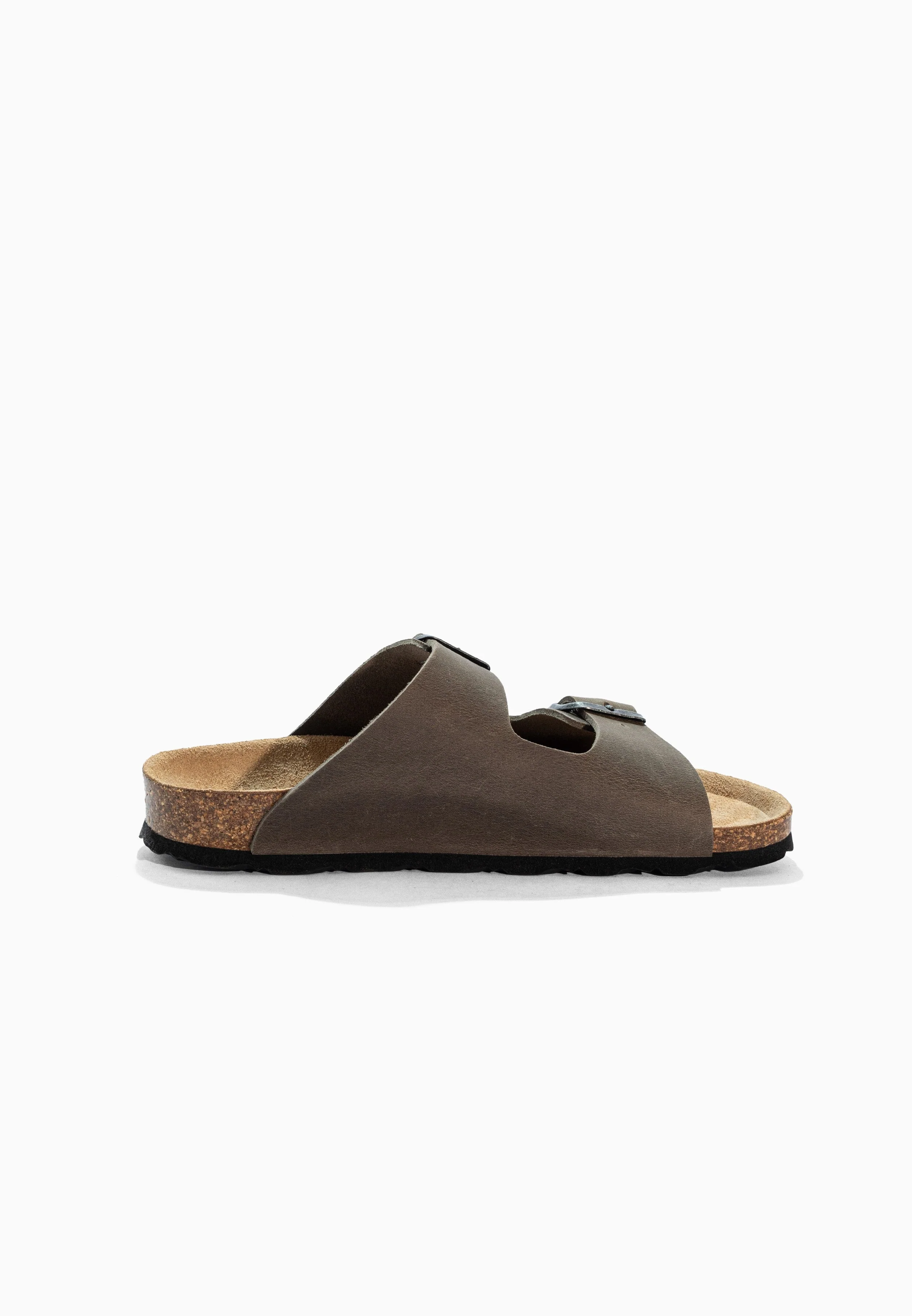 Sandales À Deux Brides Trefle - Cuir - Anthracite - Enfant - Image 4