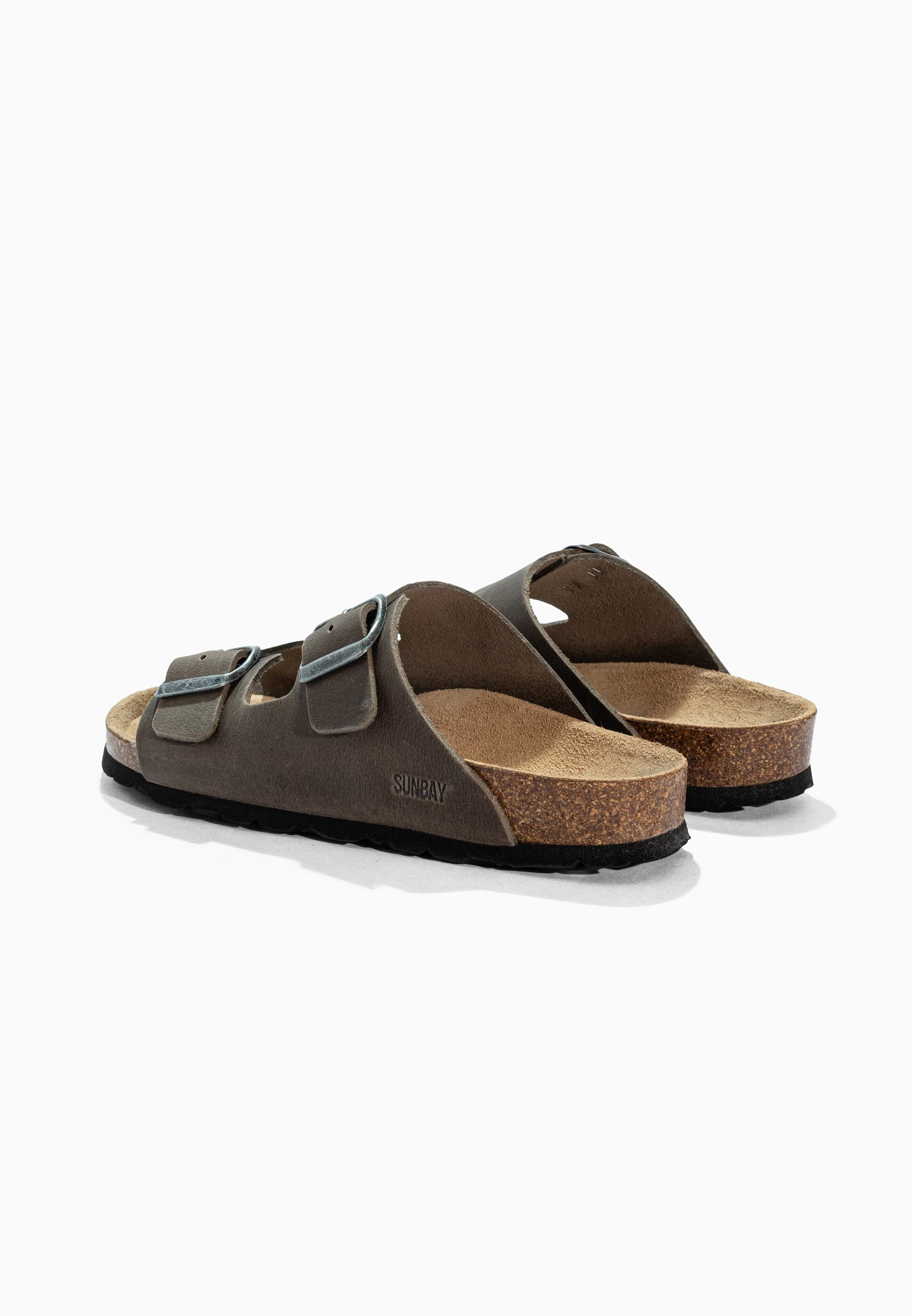 Sandales À Deux Brides Trefle - Cuir - Anthracite - Enfant - Image 6