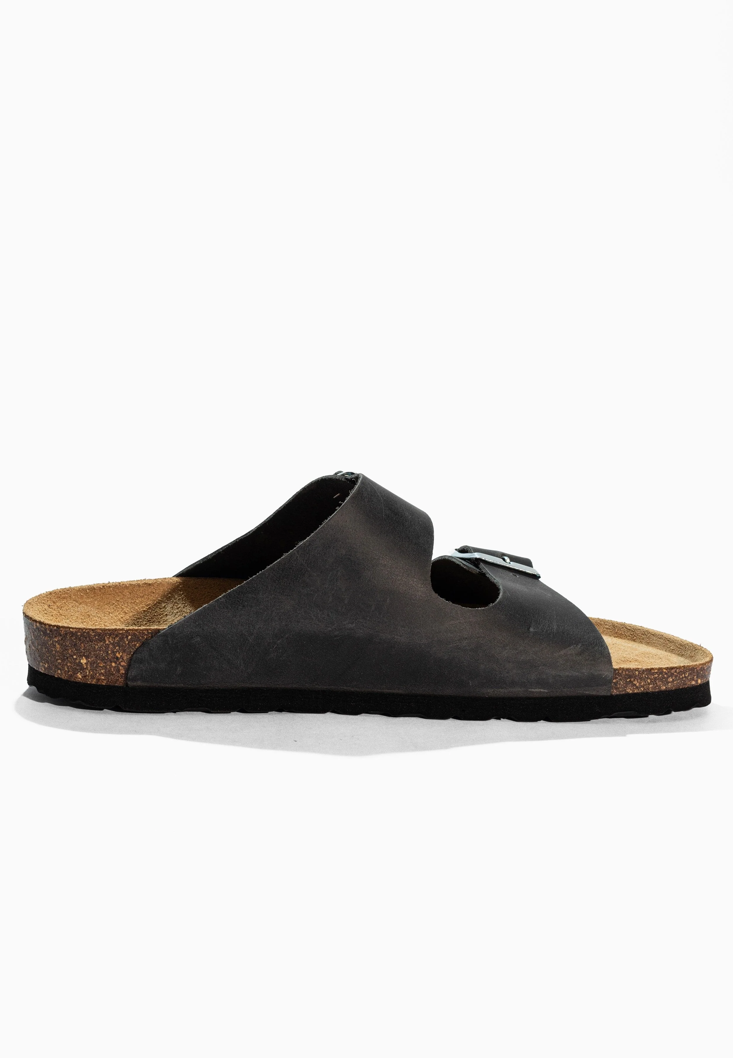 Sandales À Deux Brides Trefle - Cuir - Anthracite - Homme - Image 4