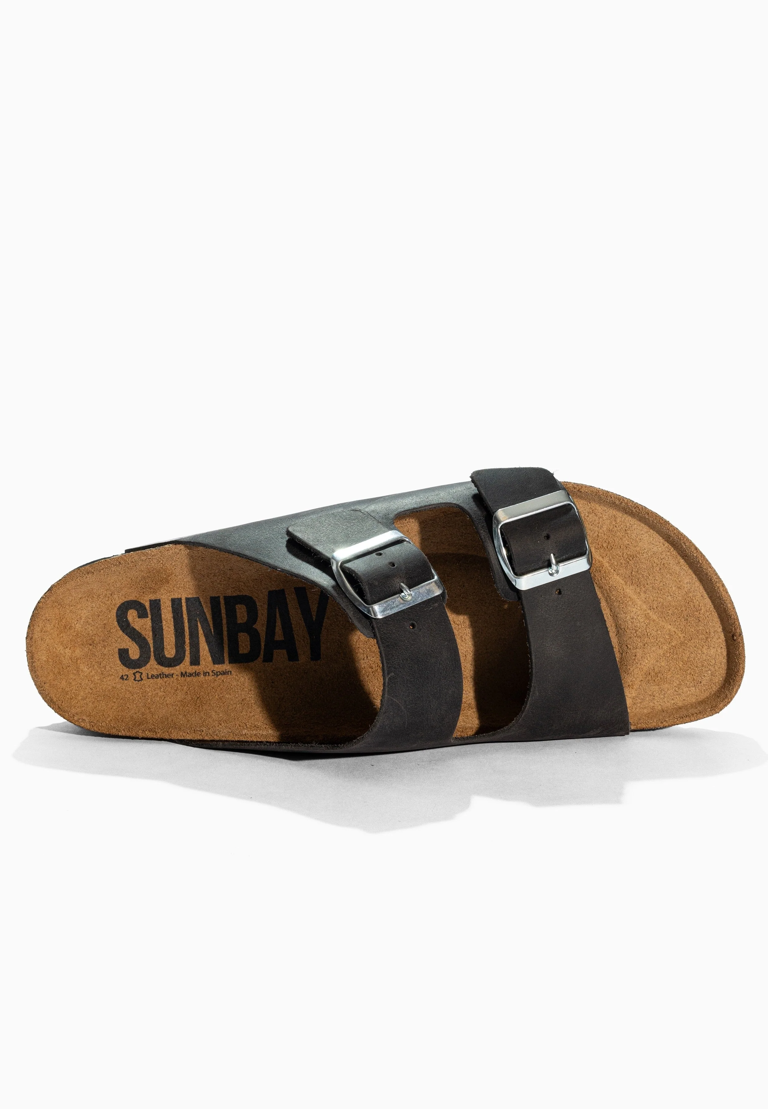 Sandales À Deux Brides Trefle - Cuir - Anthracite - Homme - Image 5