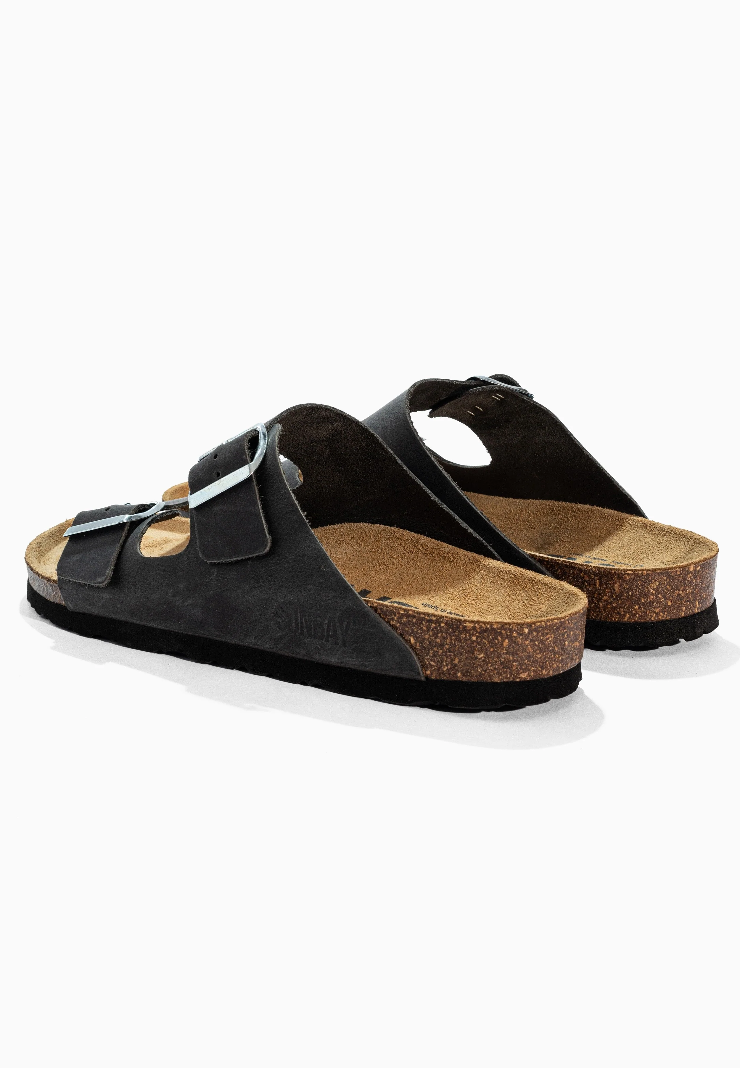 Sandales À Deux Brides Trefle - Cuir - Anthracite - Homme - Image 6