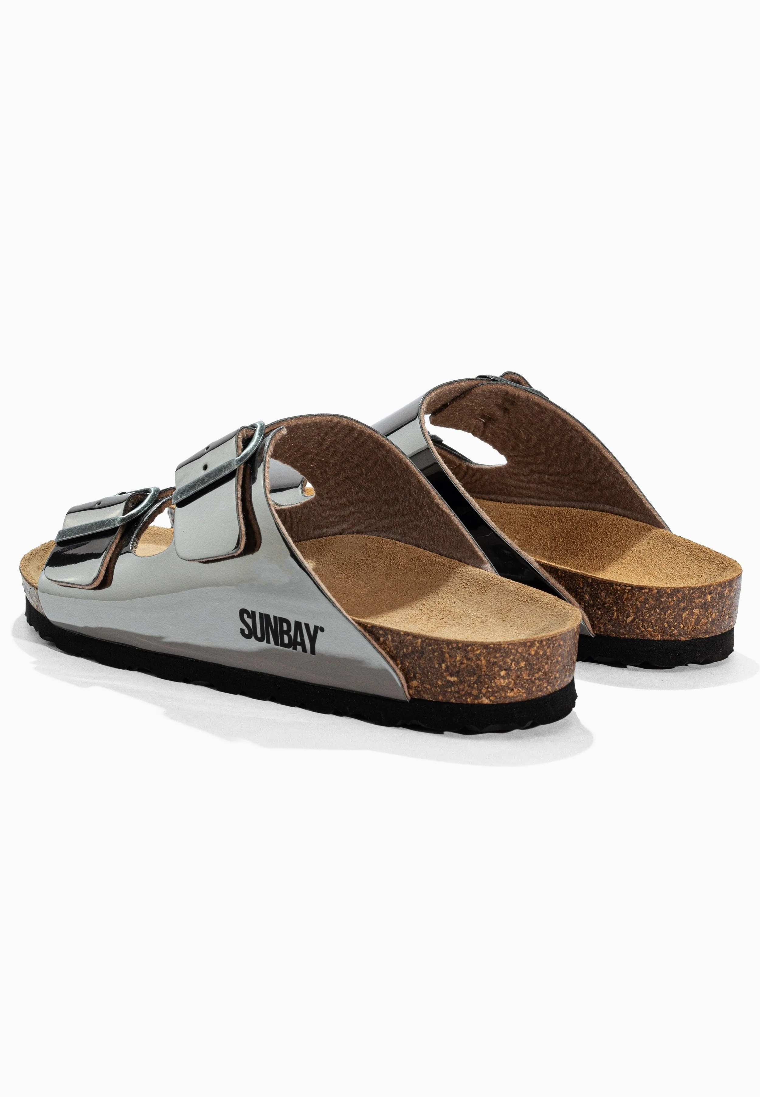 Sandales À Deux Brides Trefle - Dark Silver - Femme - Image 6