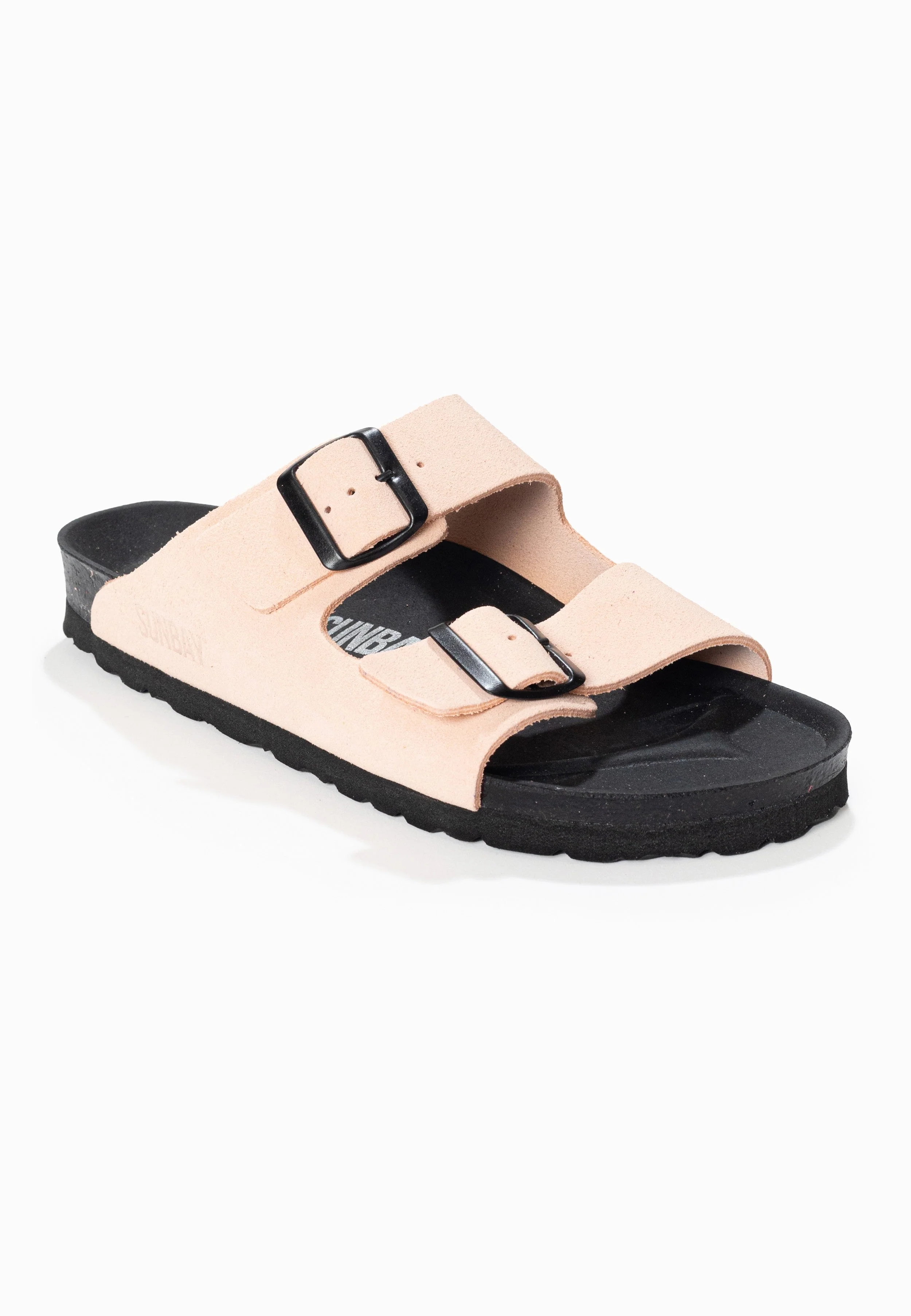 Sandales À Deux Brides Trefle - Cuir - Beige - Femme - Image 2