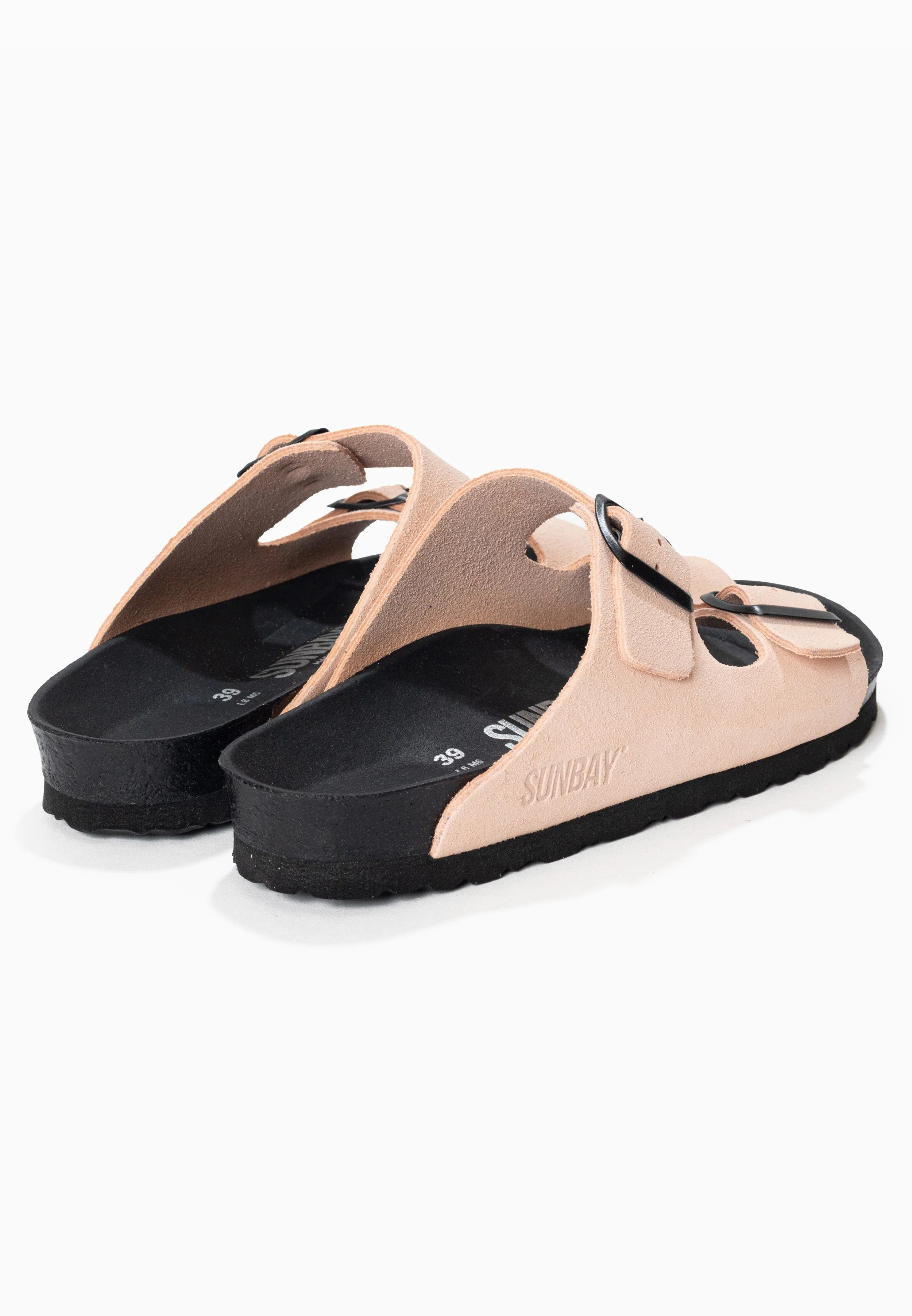 Sandales À Deux Brides Trefle - Cuir - Beige - Femme - Image 6