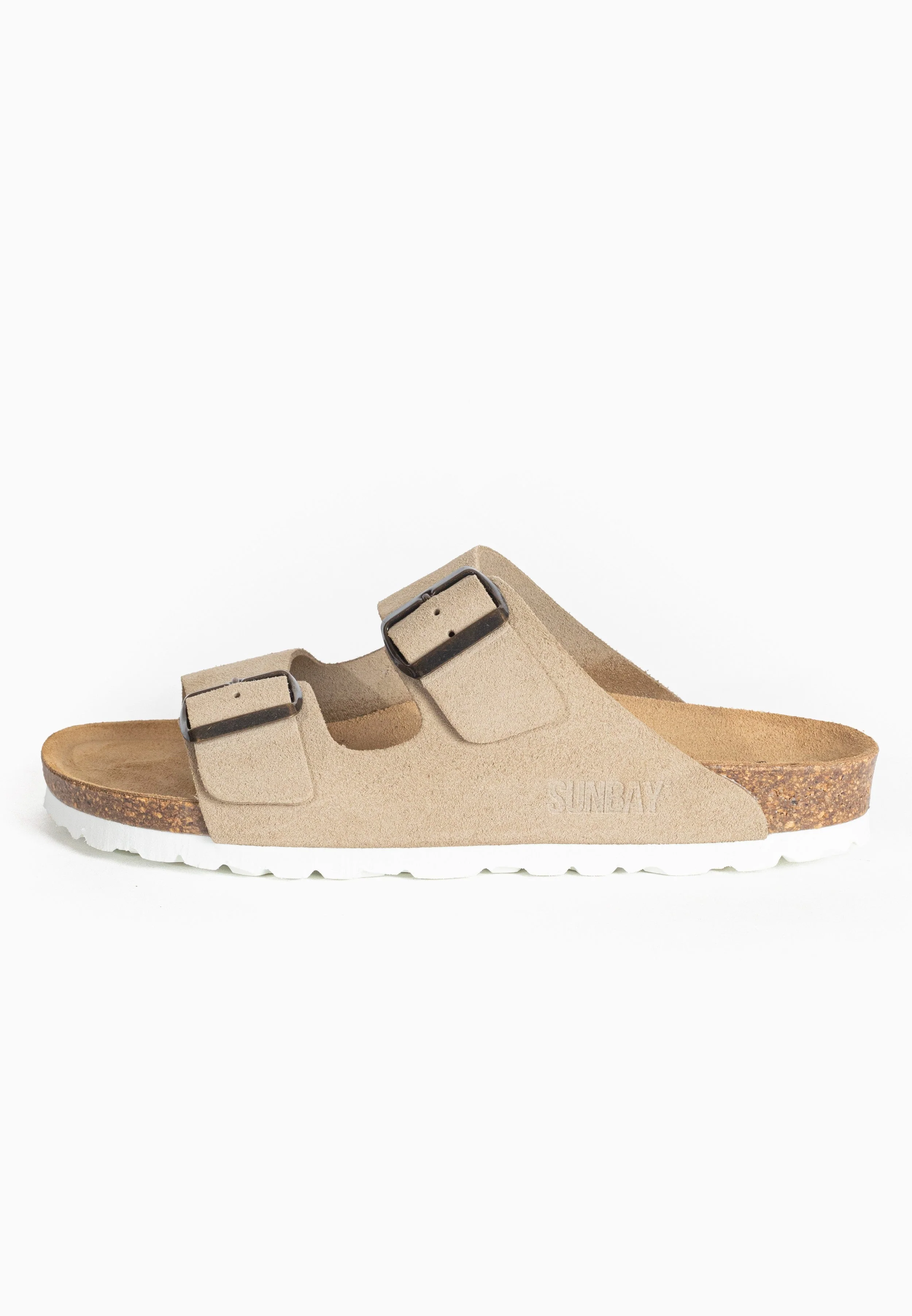 Sandales À Deux Brides Trefle - Cuir - Beige - Femme - Image 3