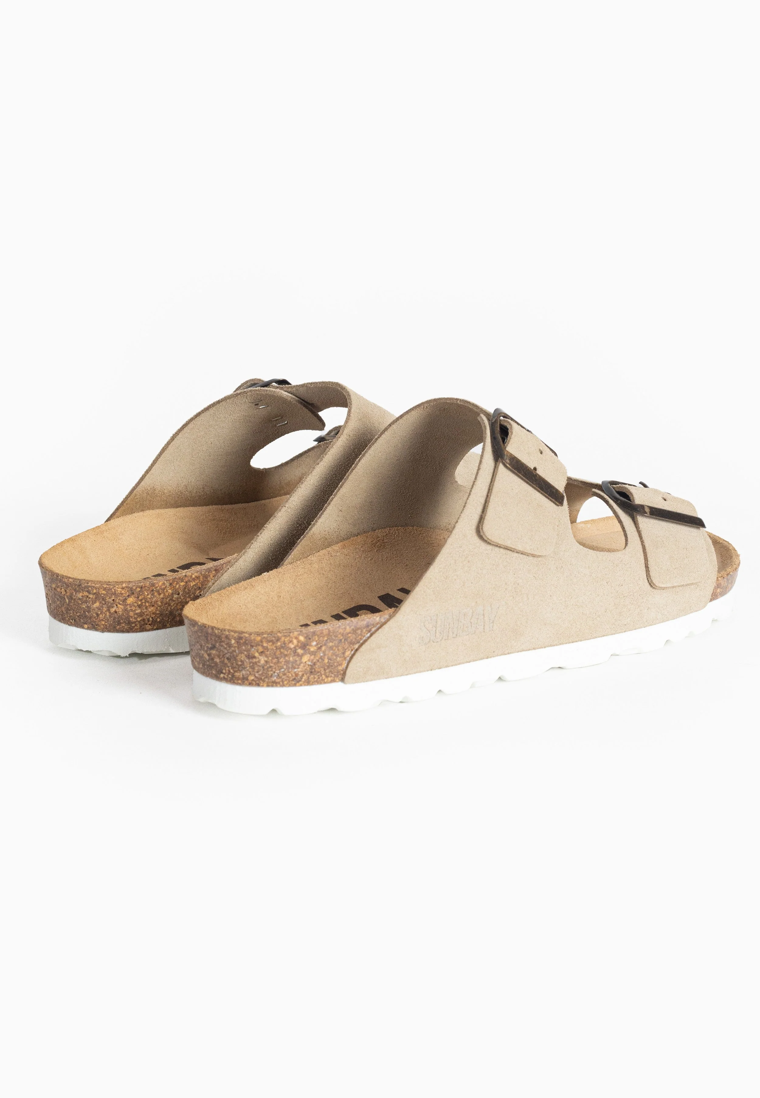Sandales À Deux Brides Trefle - Cuir - Beige - Femme - Image 4