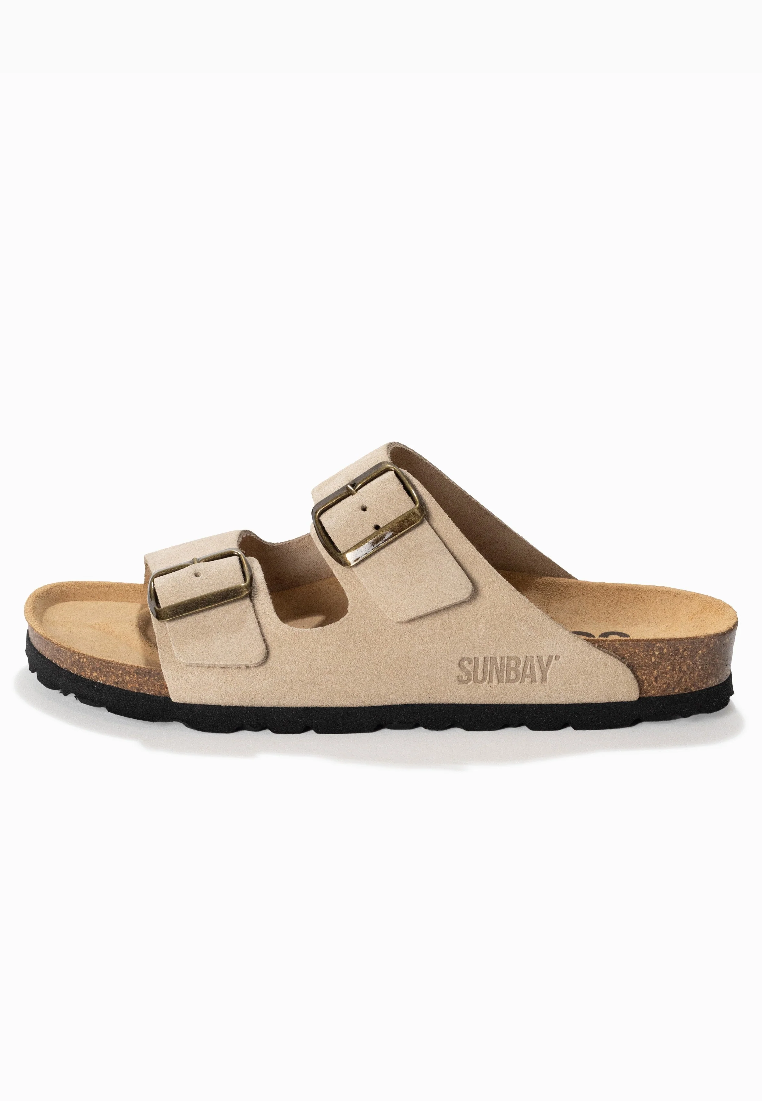 Sandales À Deux Brides Trefle - Cuir - Beige - Femme - Image 3