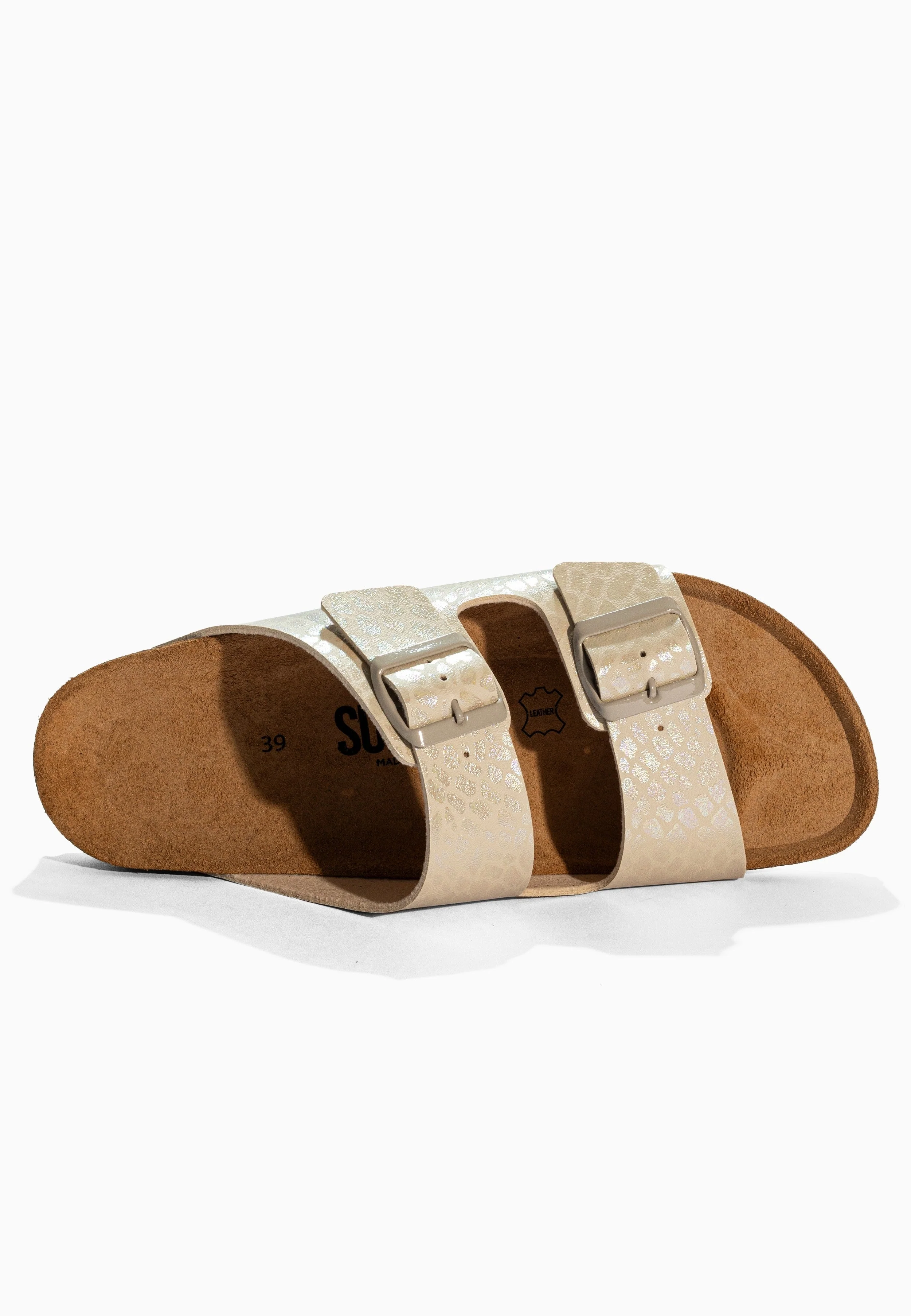 Sandales À Deux Brides Trefle - Beige - Femme - Image 5