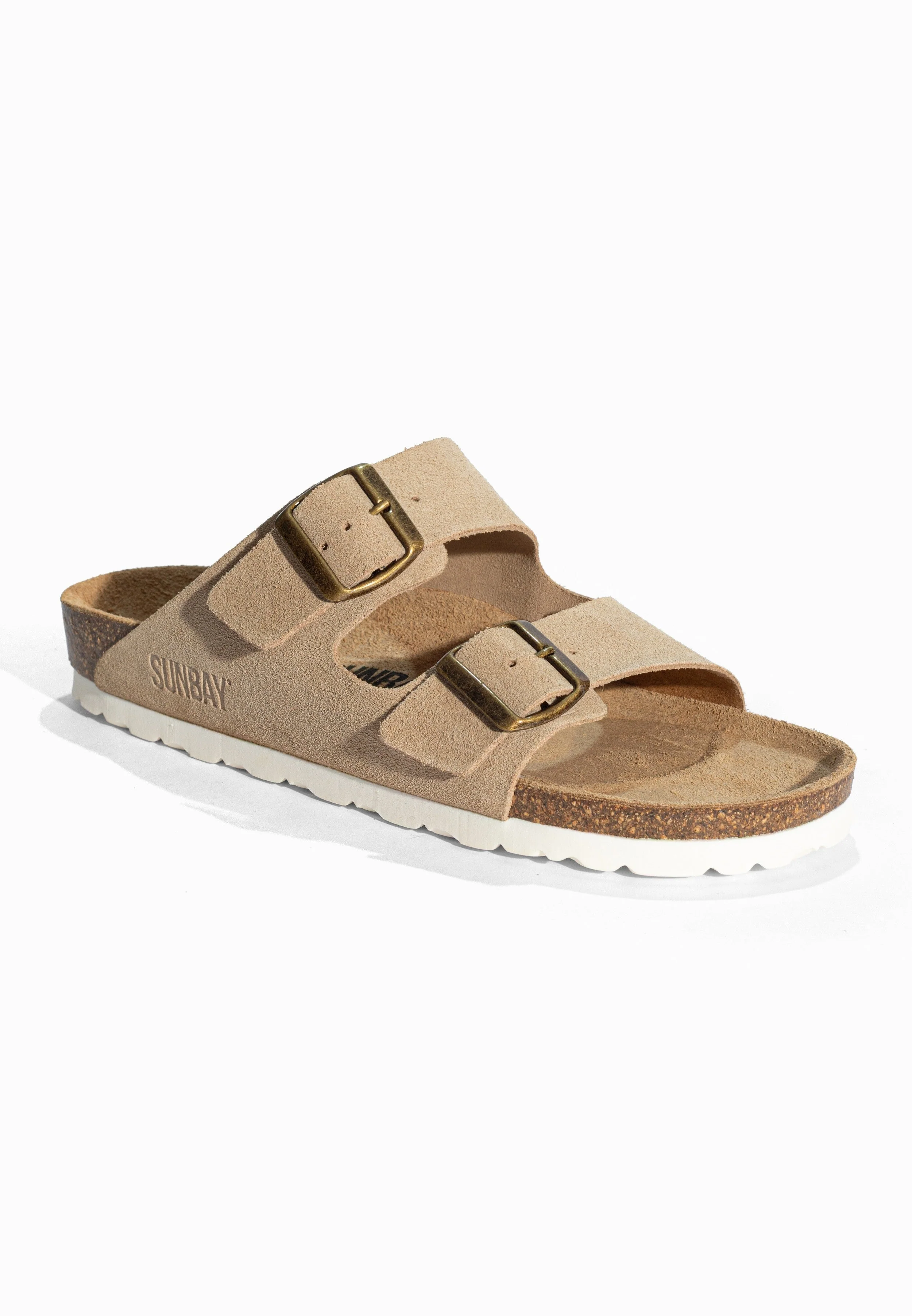 Sandales À Deux Brides Trefle - Cuir - Beige - Femme - Image 2