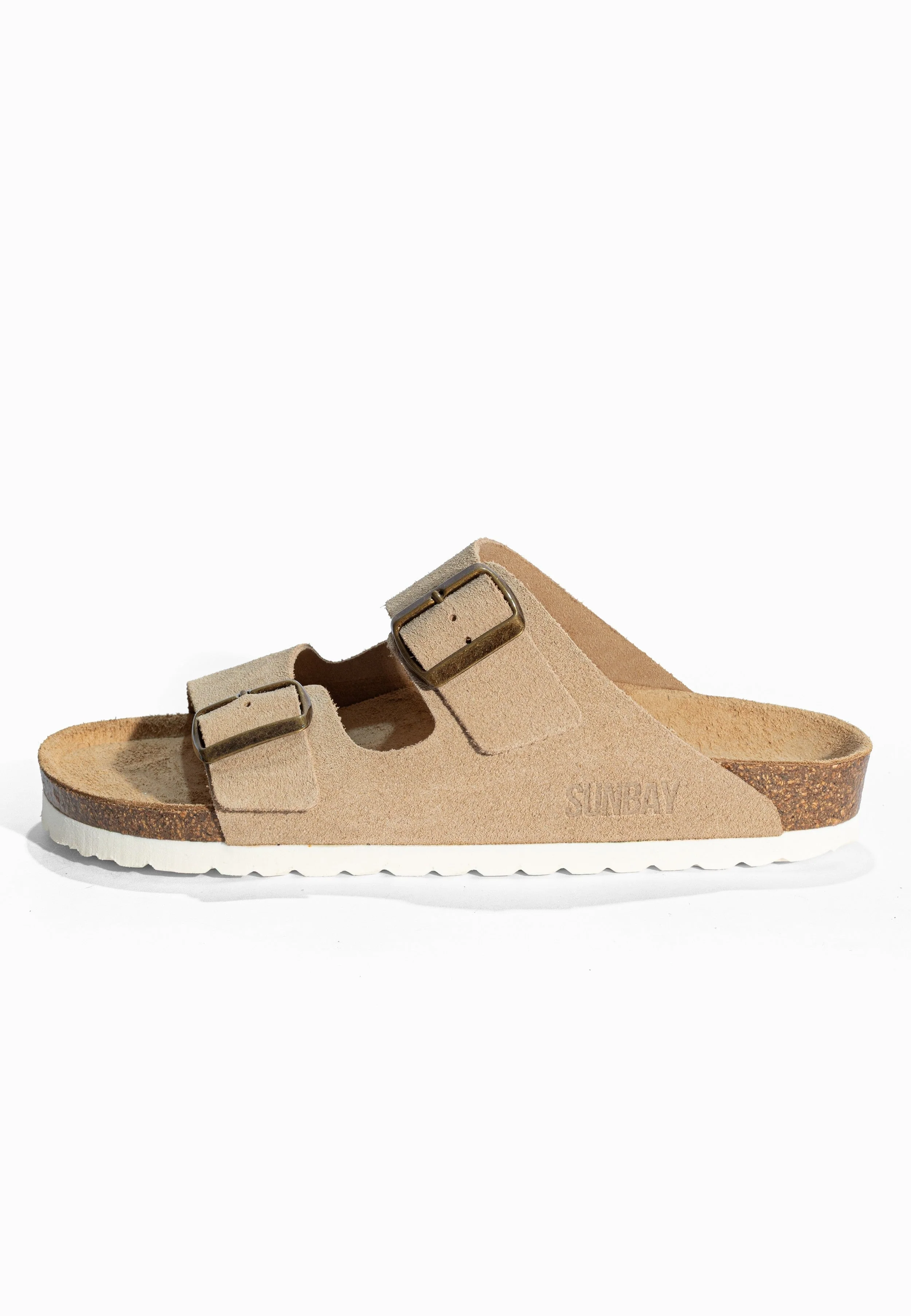 Sandales À Deux Brides Trefle - Cuir - Beige - Femme - Image 3