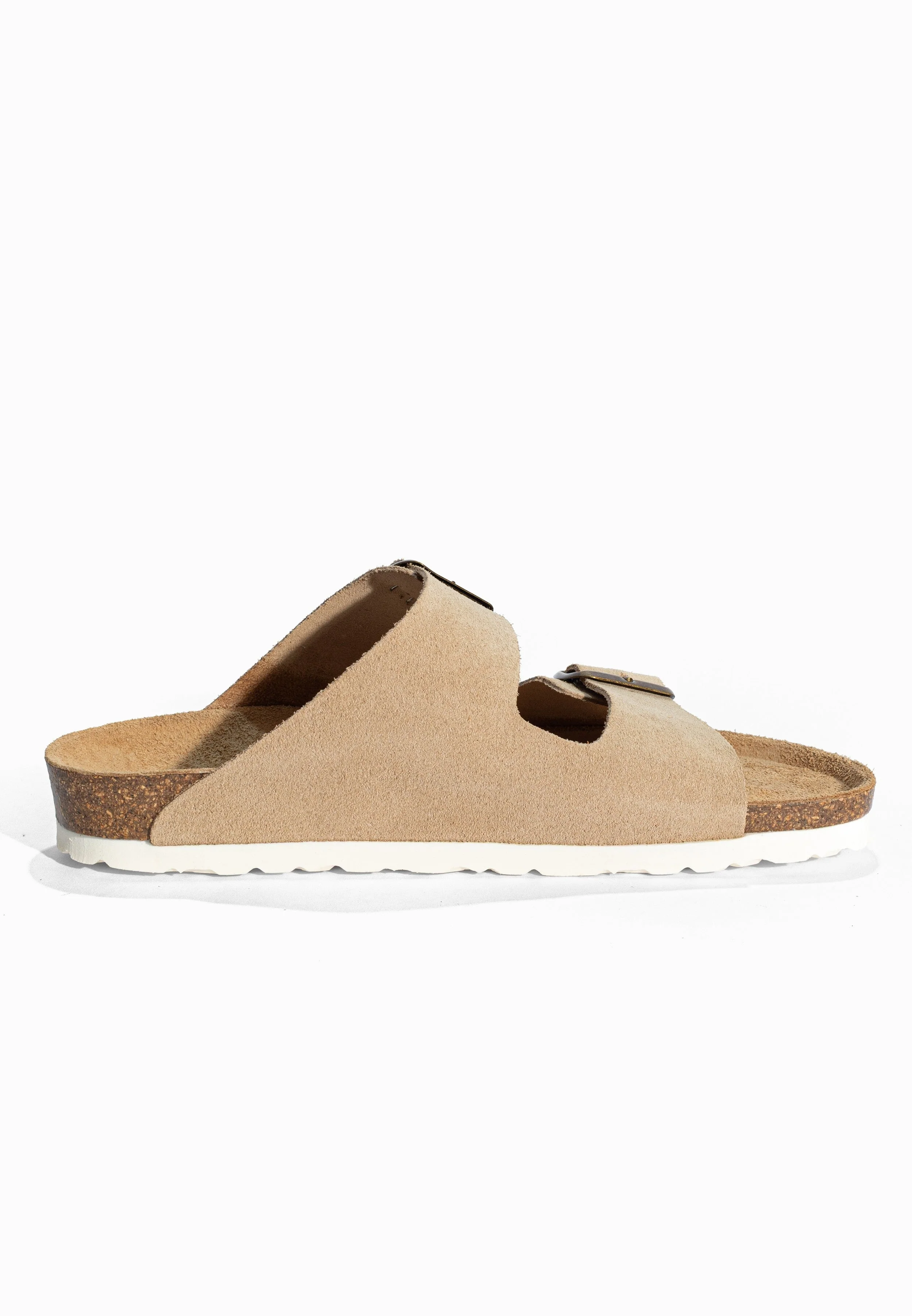 Sandales À Deux Brides Trefle - Cuir - Beige - Femme - Image 4