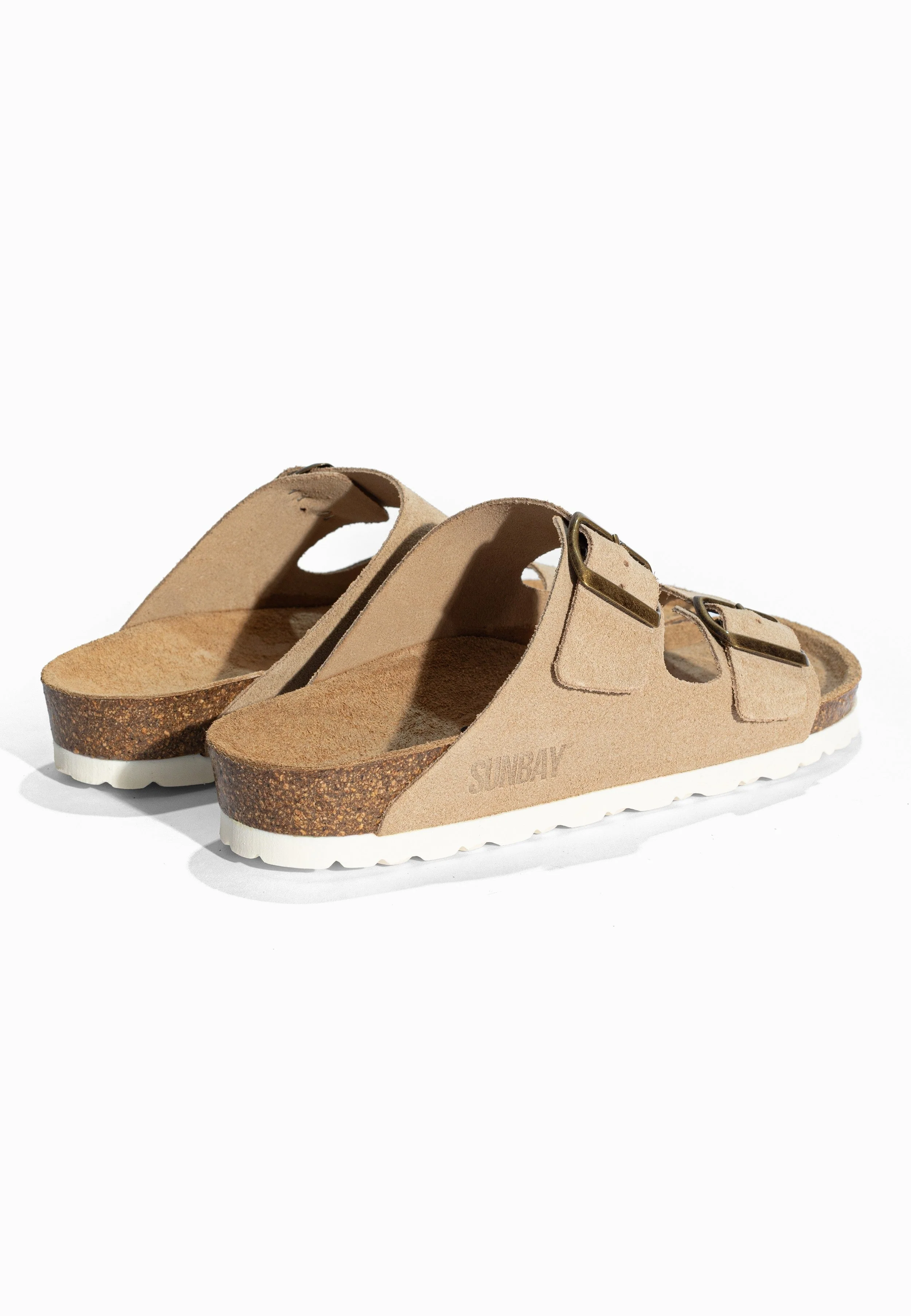 Sandales À Deux Brides Trefle - Cuir - Beige - Femme - Image 6