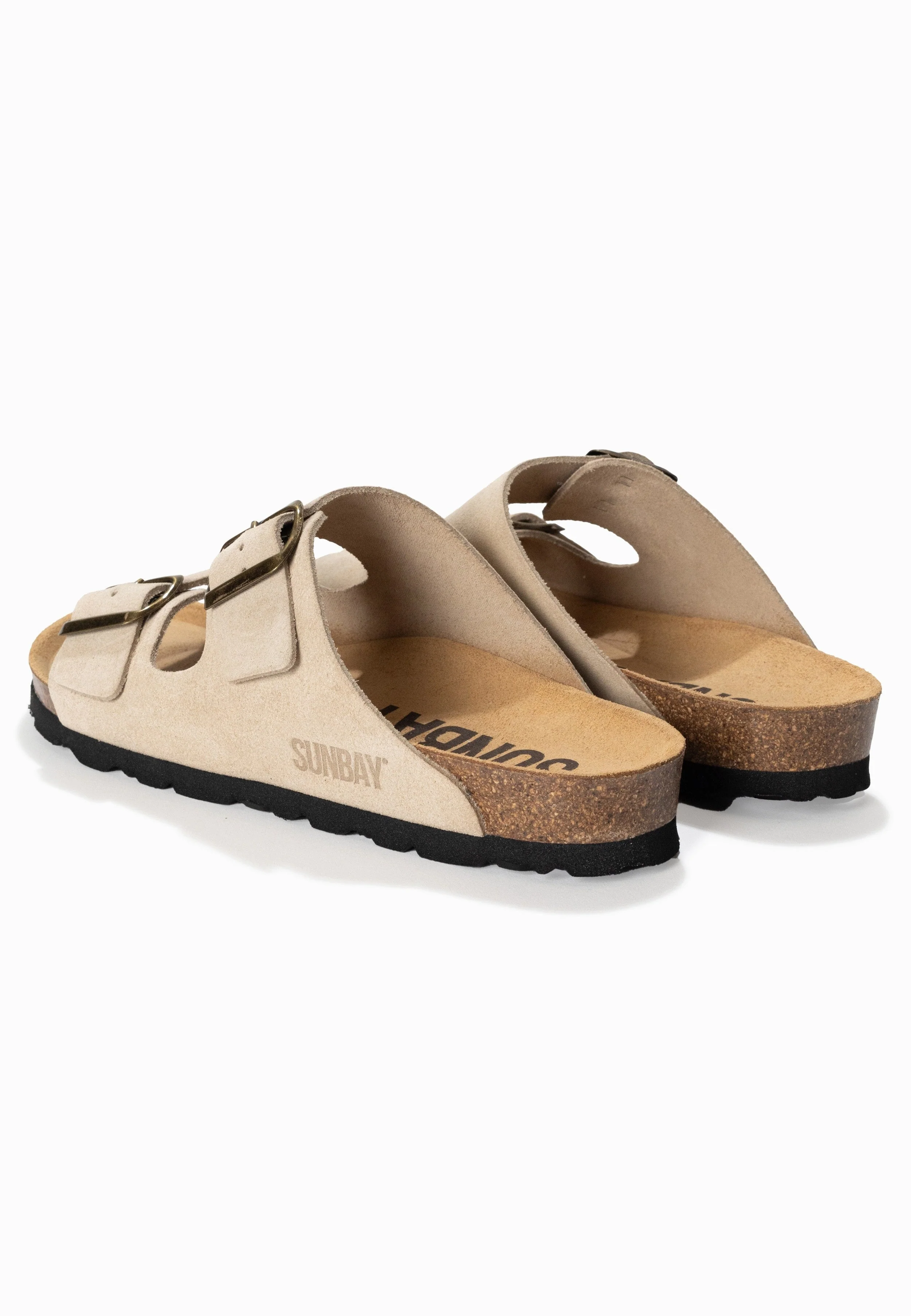 Sandales À Deux Brides Trefle - Cuir - Beige - Femme - Image 6