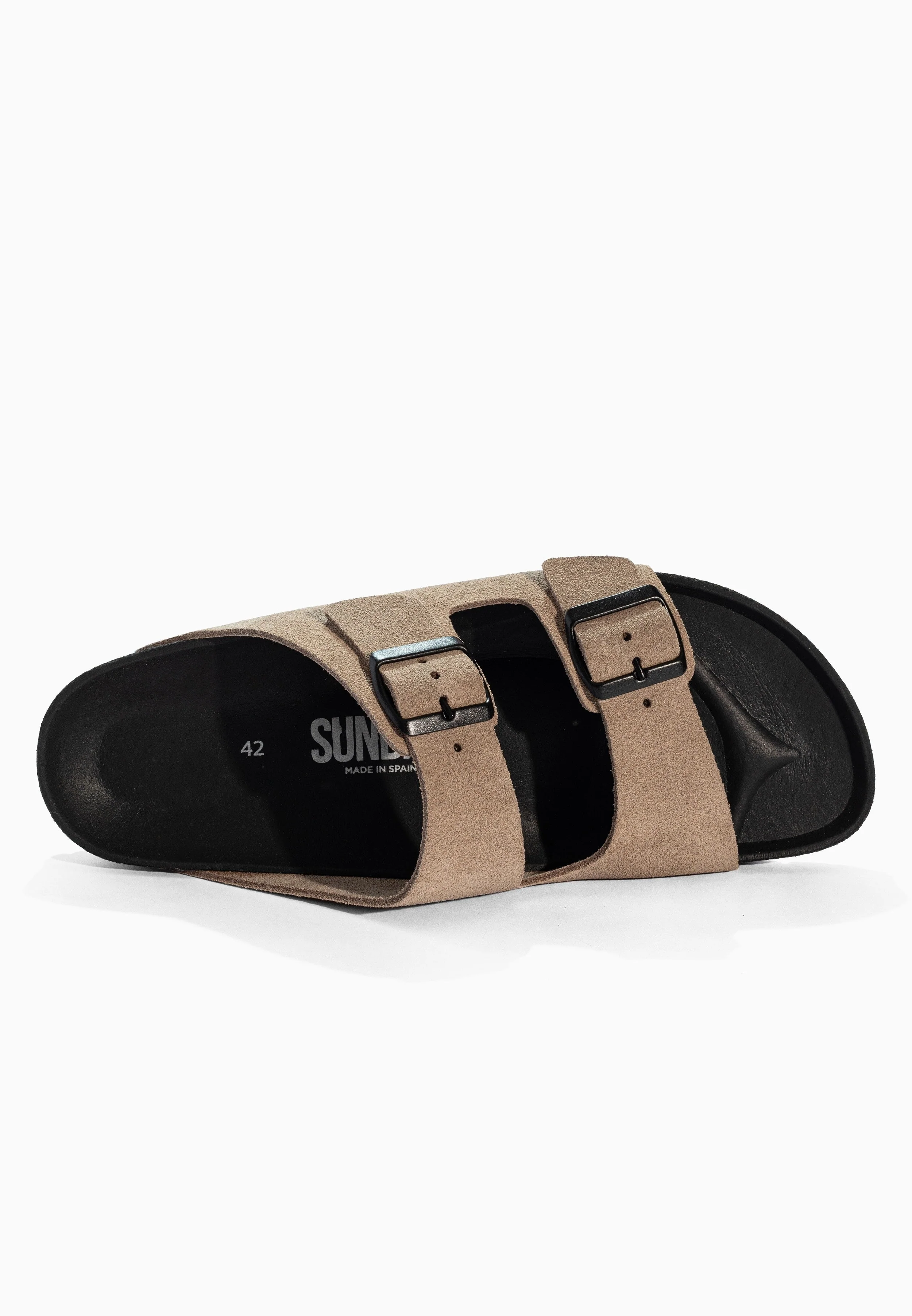 Sandales À Deux Brides Trefle - Cuir - Beige - Homme - Image 5