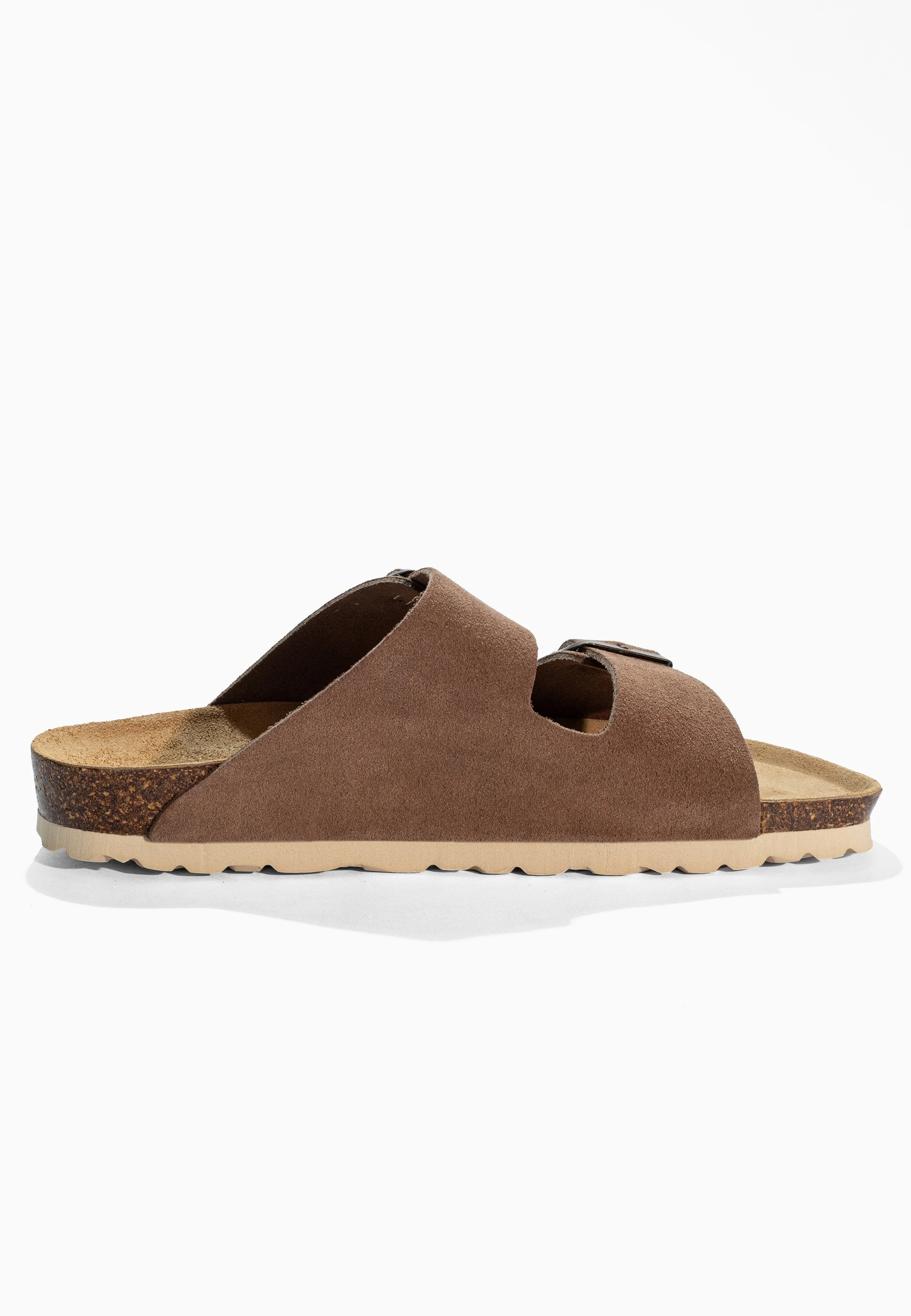 Sandales À Deux Brides Trefle - Cuir - Dark Beige - Femme - Image 4