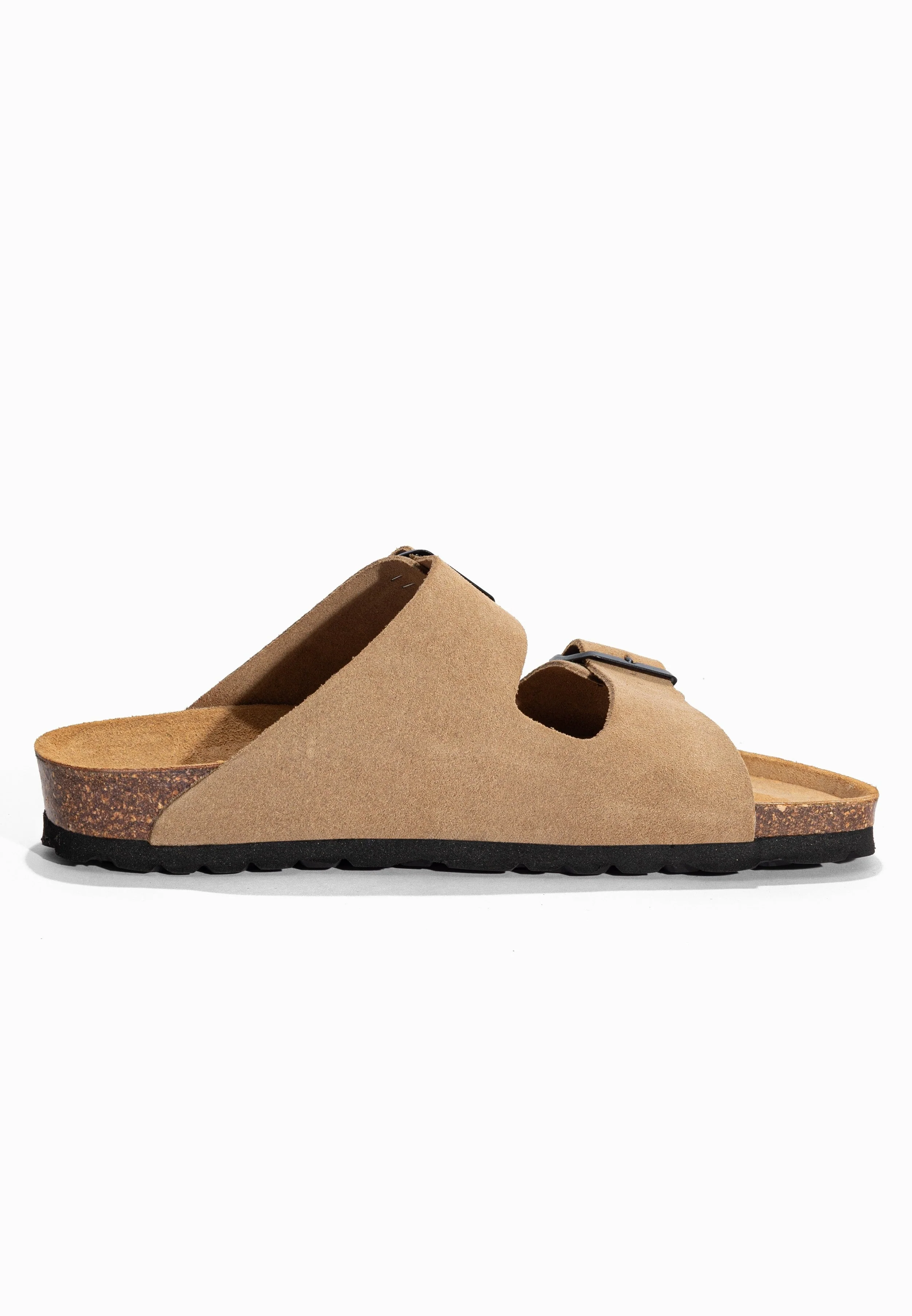 Sandales À Deux Brides Trefle - Cuir - Beige Sable - Femme - Image 4