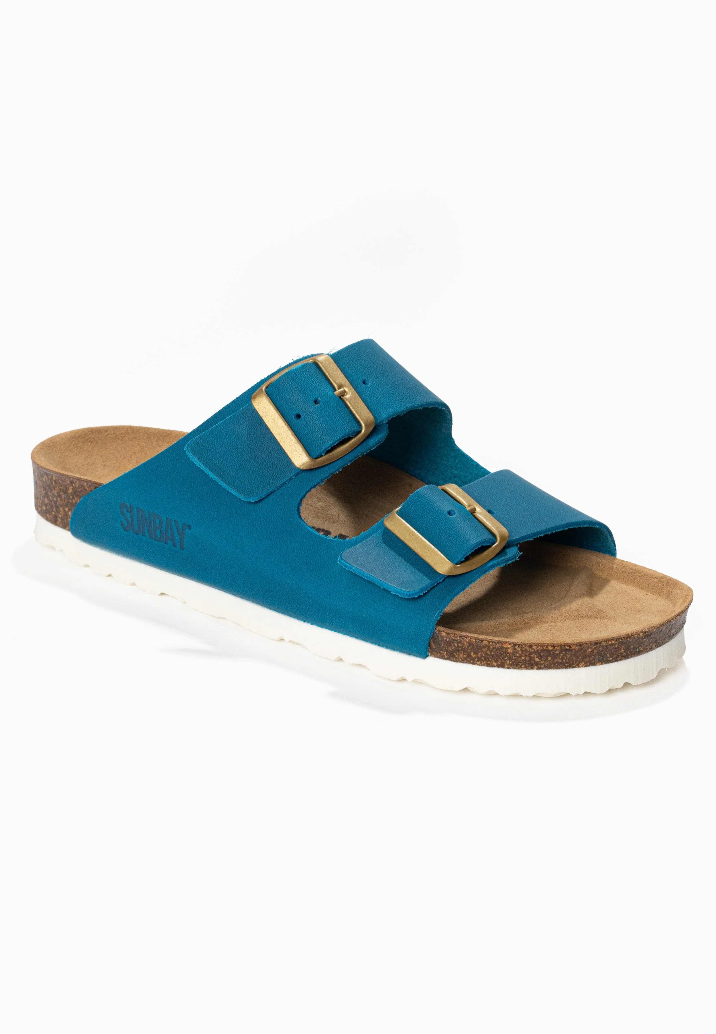 Sandales À Deux Brides Trefle - Cuir - Duck Blue - Femme - Image 2