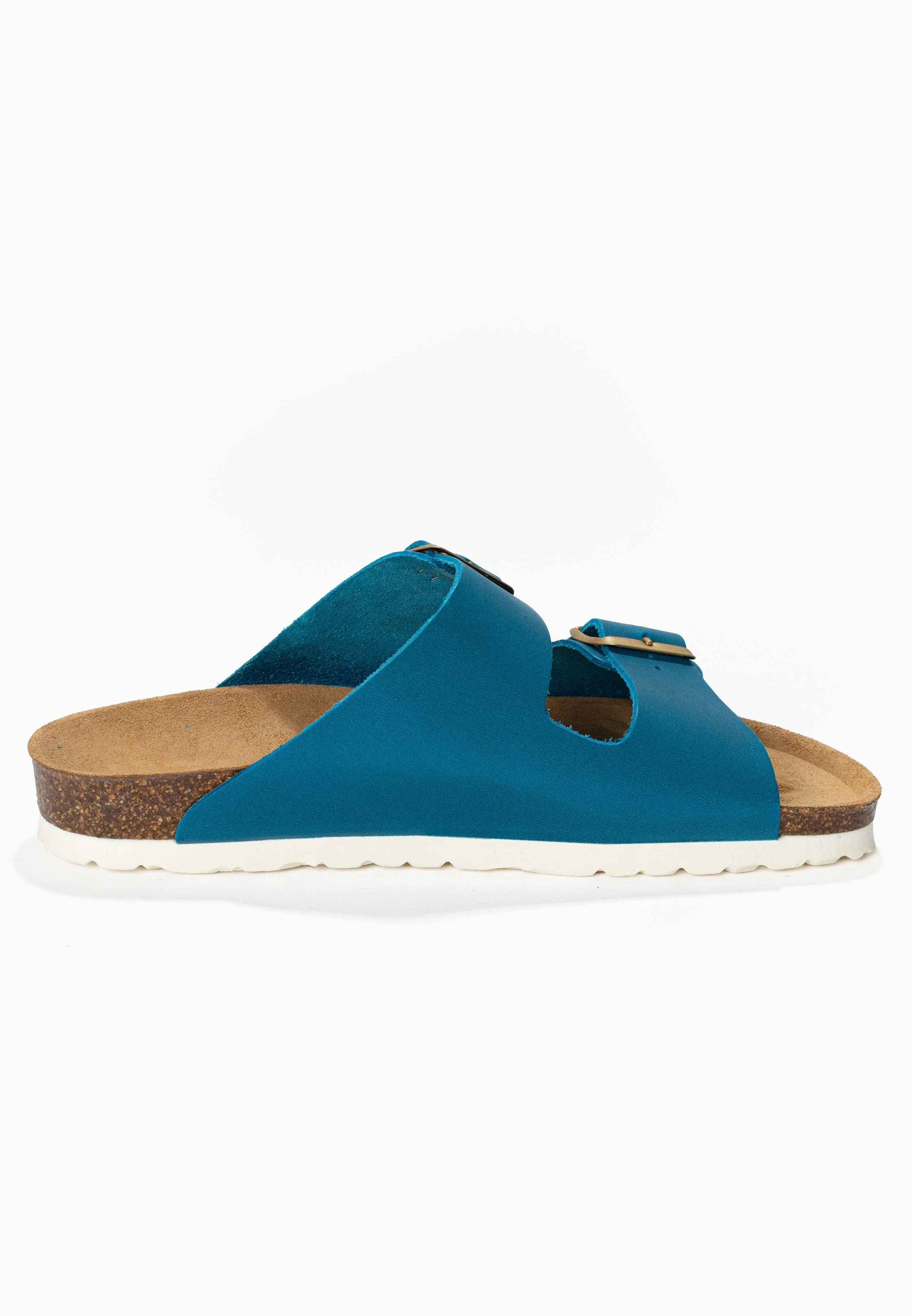 Sandales À Deux Brides Trefle - Cuir - Duck Blue - Femme - Image 4