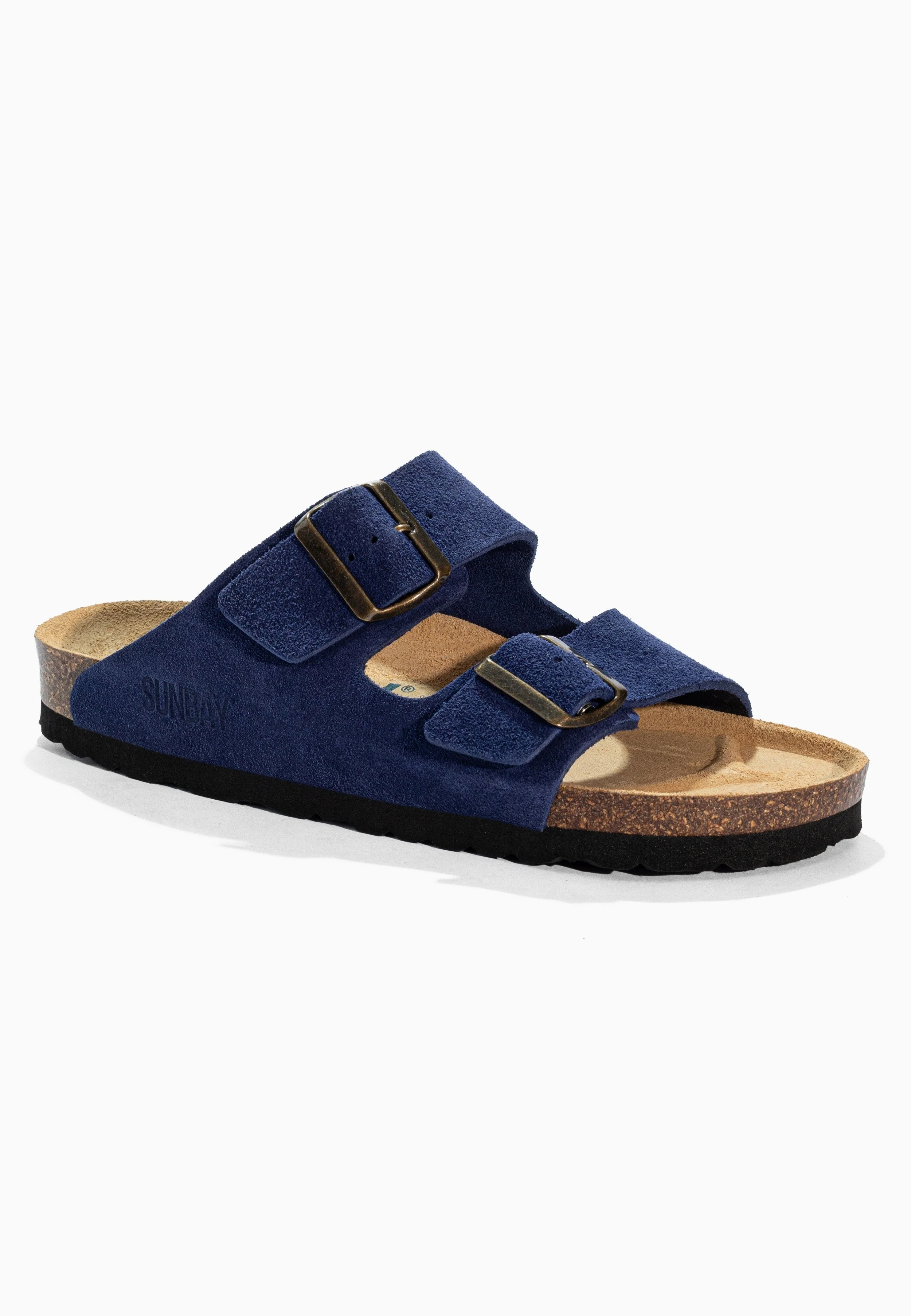 Sandales À Deux Brides Trefle - Cuir - Navy - Femme - Image 2