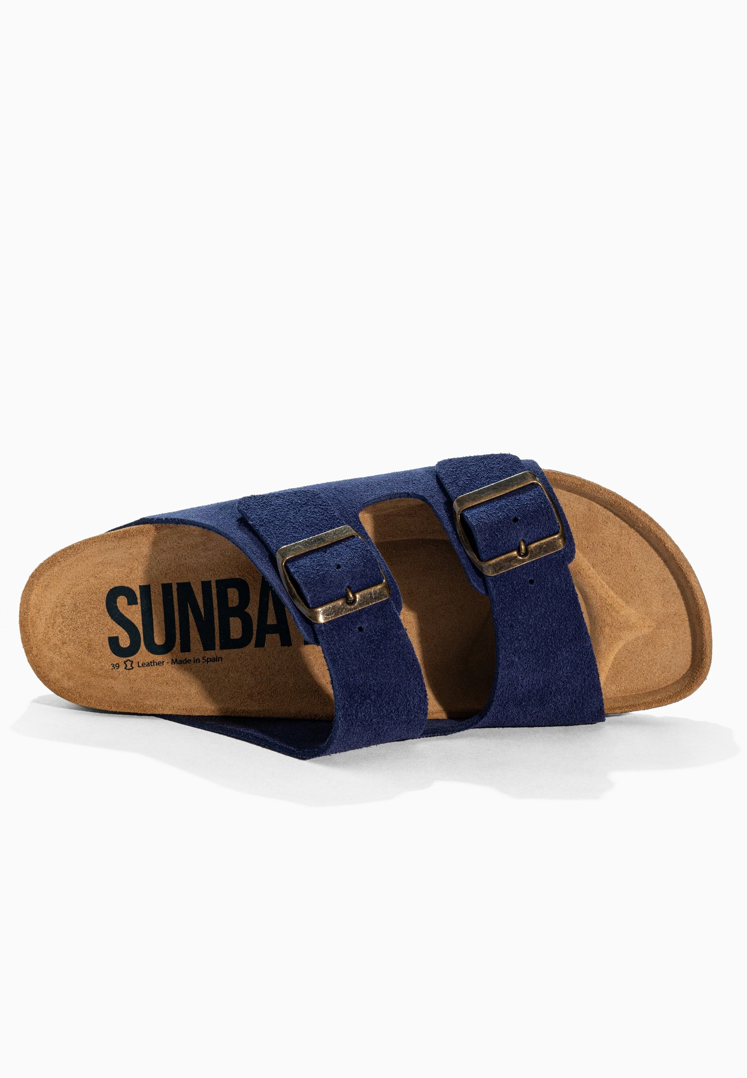 Sandales À Deux Brides Trefle - Cuir - Navy - Femme - Image 5