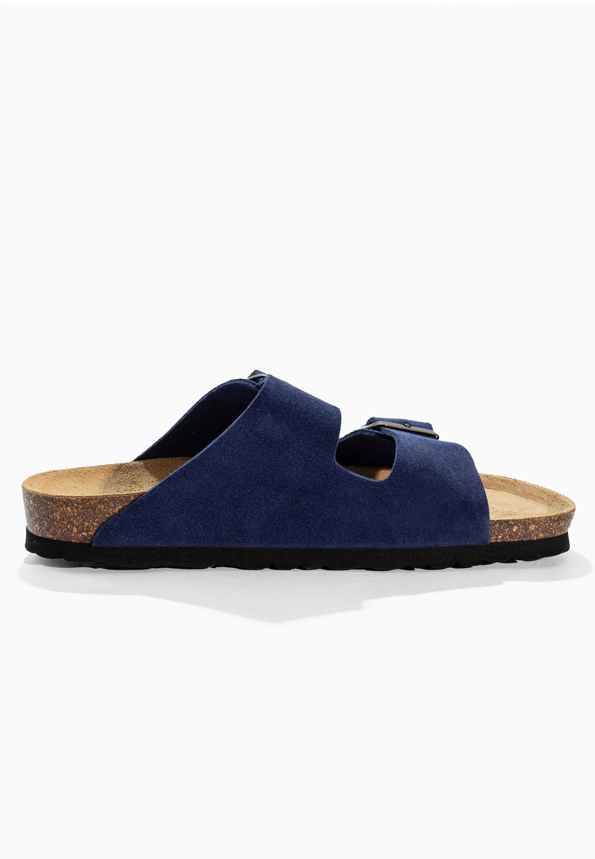 Sandales À Deux Brides Trefle - Cuir - Navy - Femme - Image 4