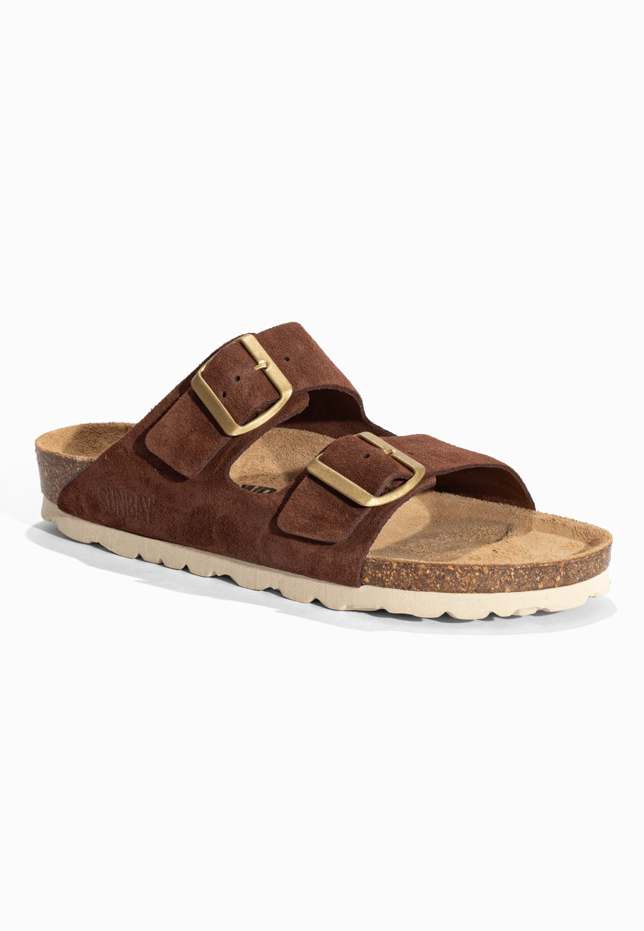 Sandales À Deux Brides Trefle - Cuir - Chocolat - Femme - Image 2