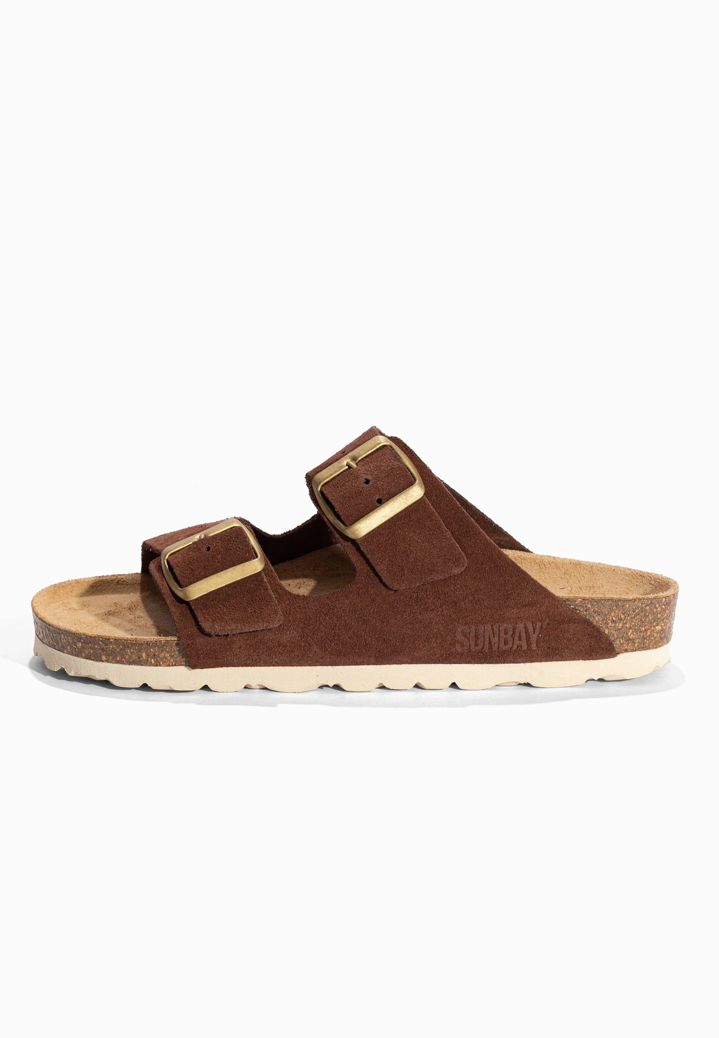 Sandales À Deux Brides Trefle - Cuir - Chocolat - Femme - Image 3