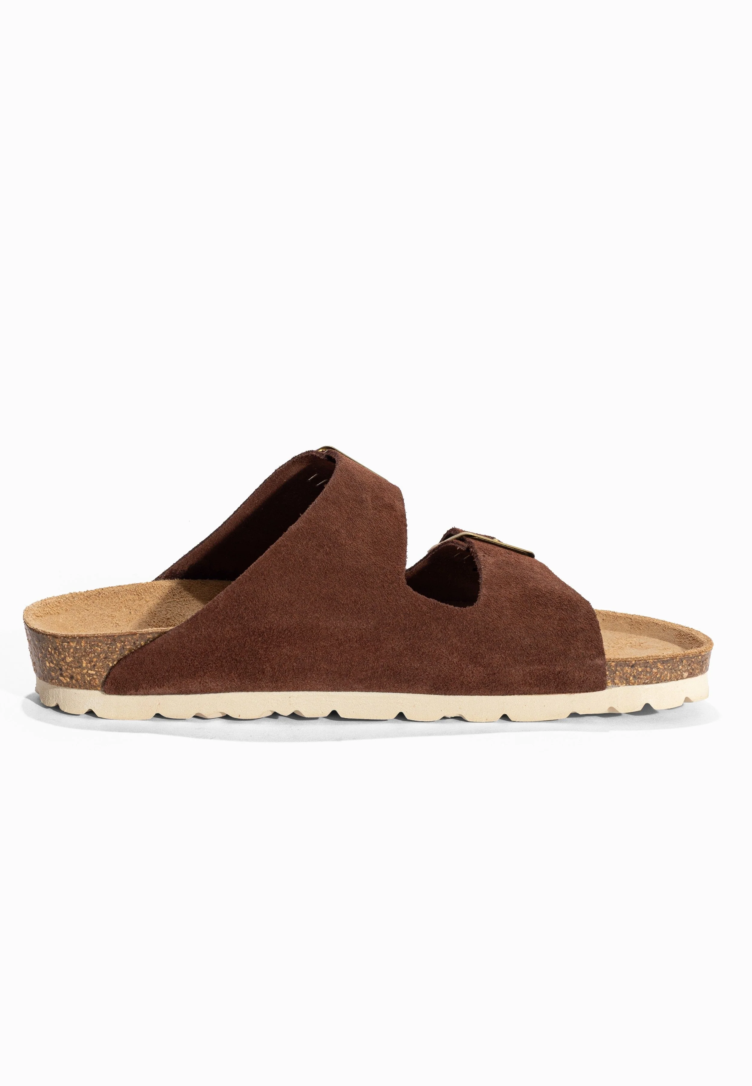 Sandales À Deux Brides Trefle - Cuir - Chocolat - Femme - Image 4