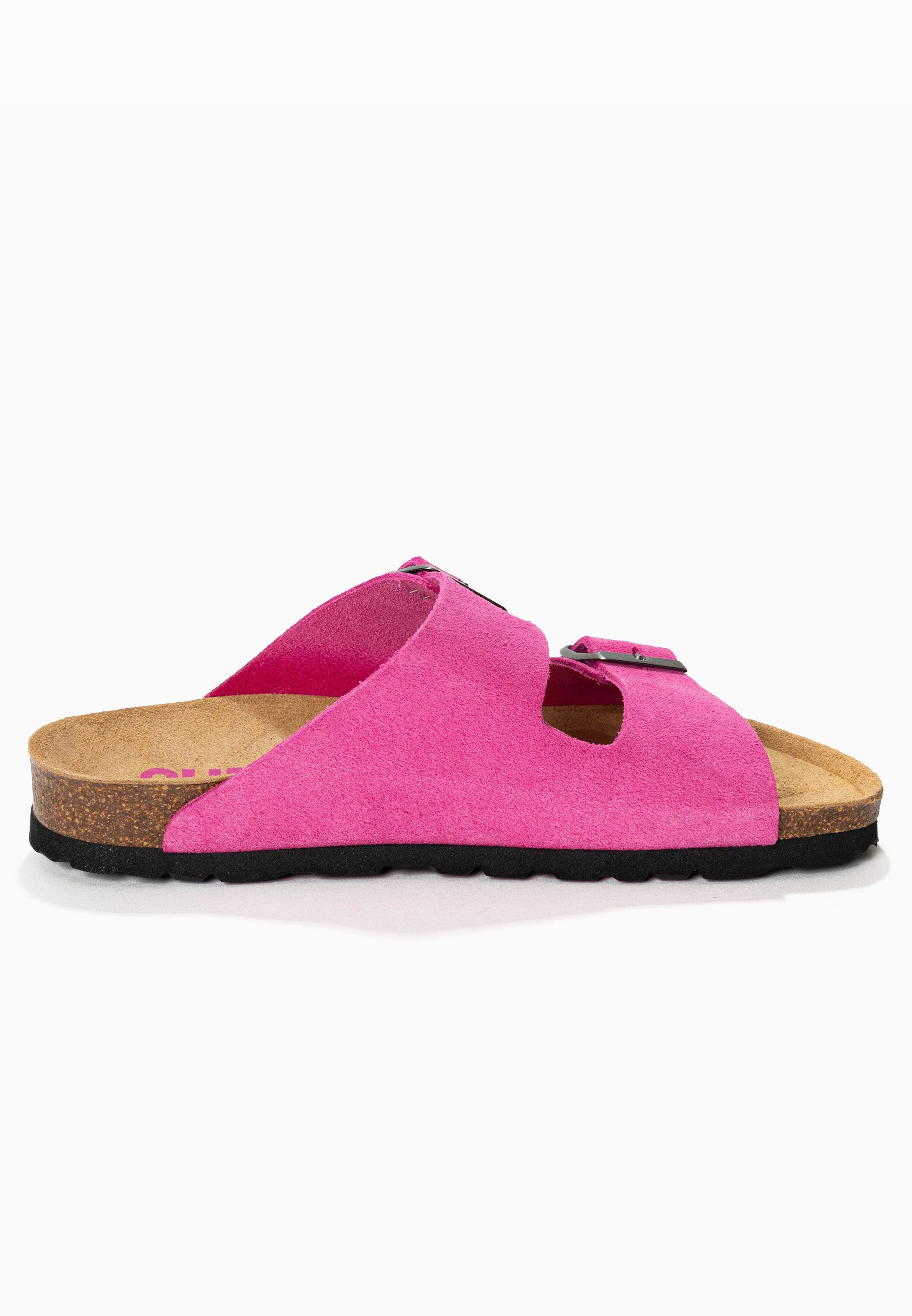 Sandales À Deux Brides Trefle - Cuir - Fuchsia - Femme - Image 4
