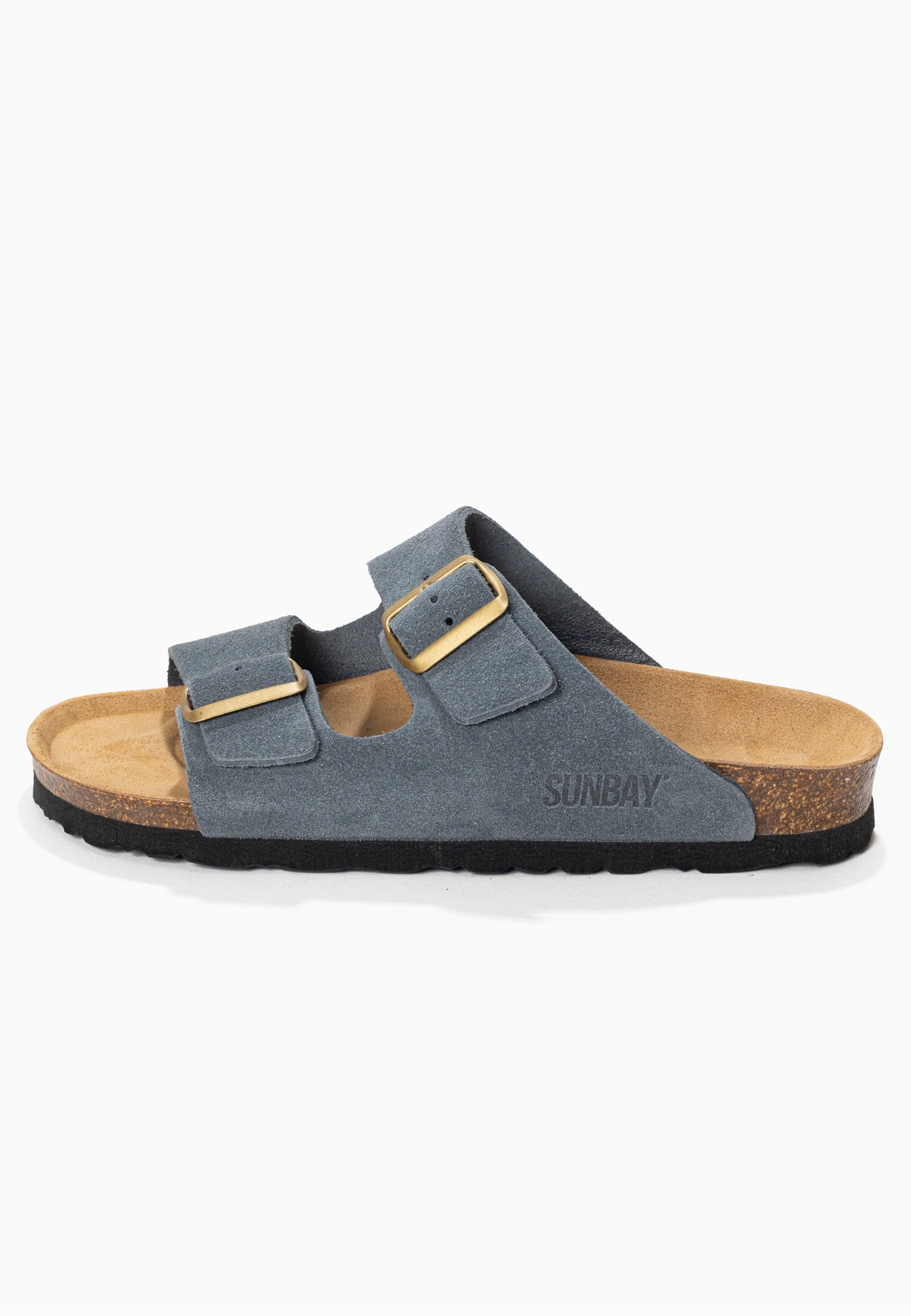 Sandales À Deux Brides Trefle - Cuir - Grey - Femme - Image 3