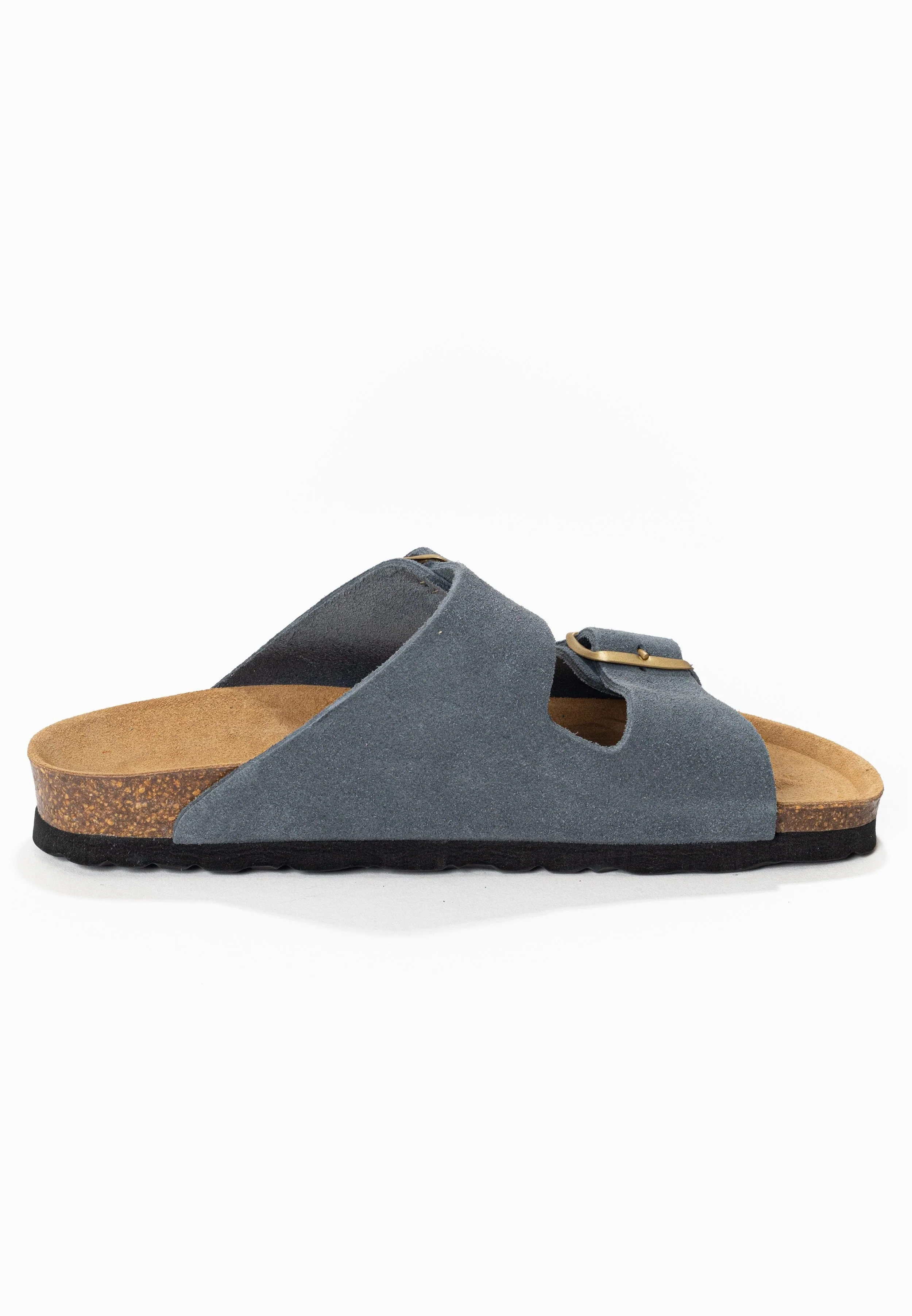 Sandales À Deux Brides Trefle - Cuir - Grey - Femme - Image 4