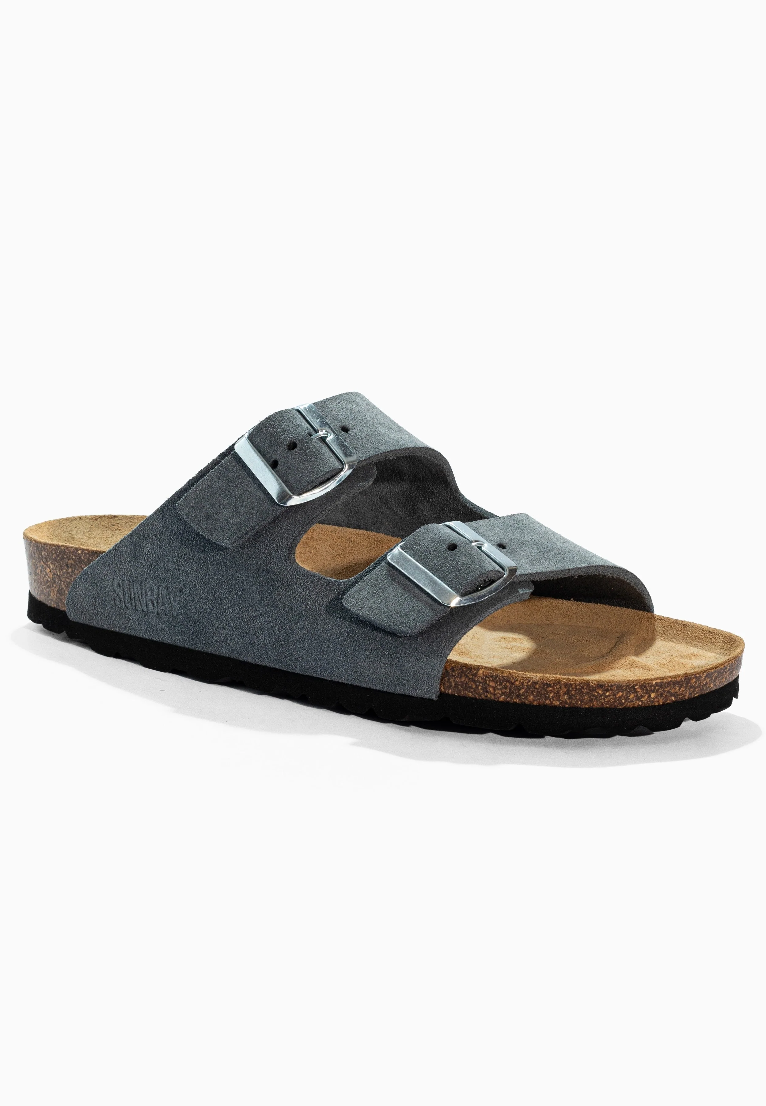 Sandales À Deux Brides Trefle - Cuir - Grey - Homme - Image 2