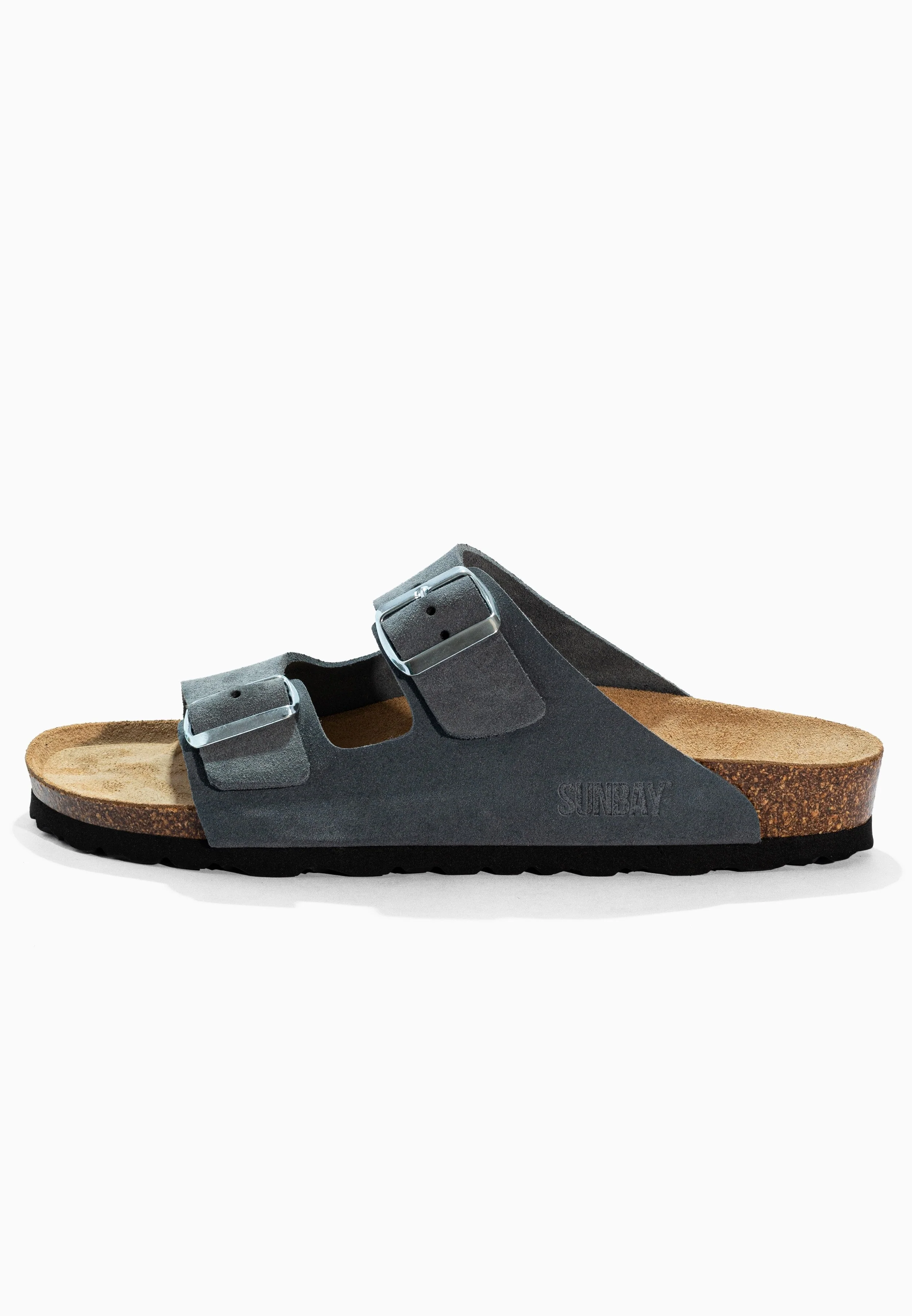 Sandales À Deux Brides Trefle - Cuir - Grey - Homme - Image 3