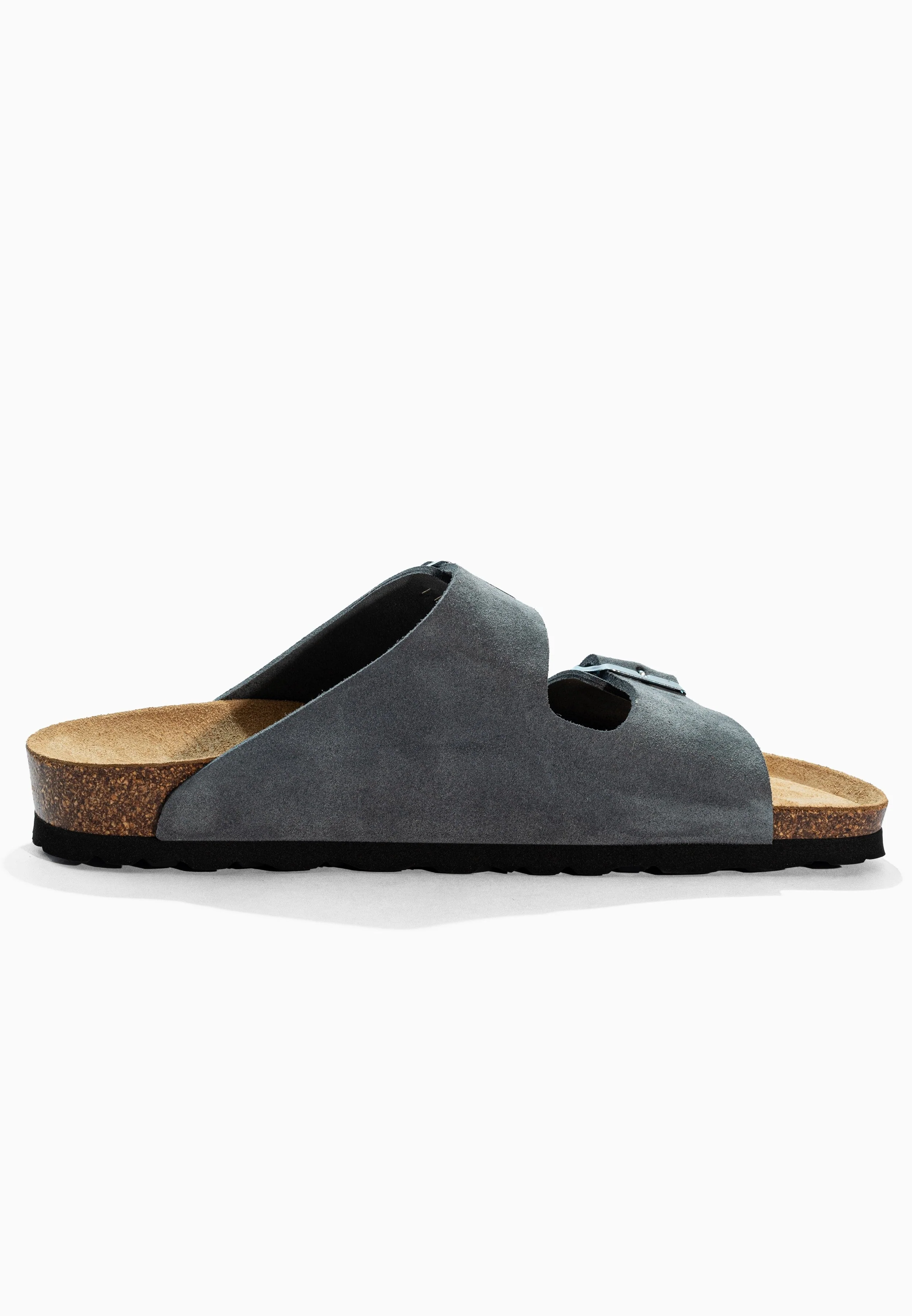 Sandales À Deux Brides Trefle - Cuir - Grey - Homme - Image 4