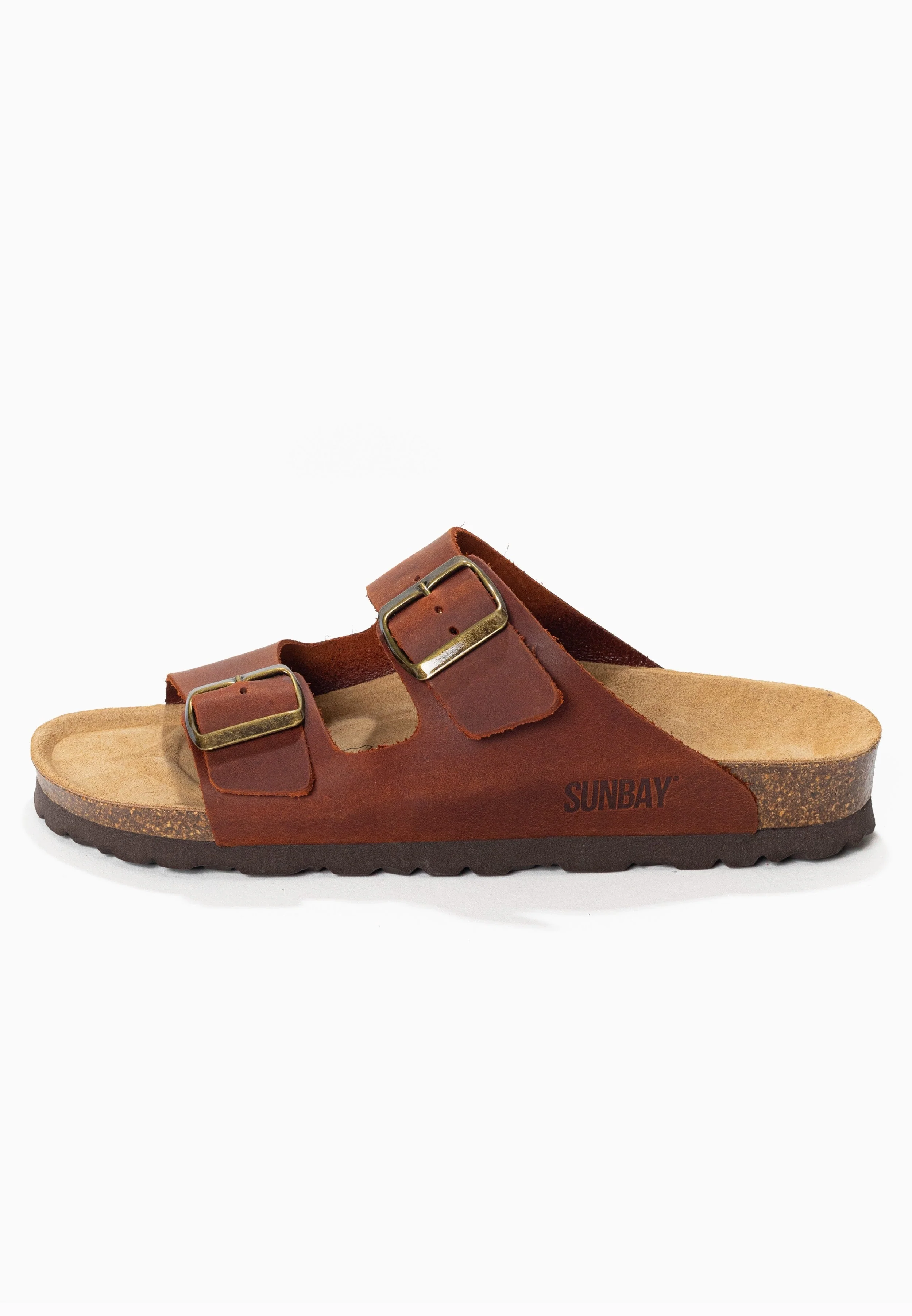 Sandales À Deux Brides Trefle - Cuir - Brown - Homme - Image 3