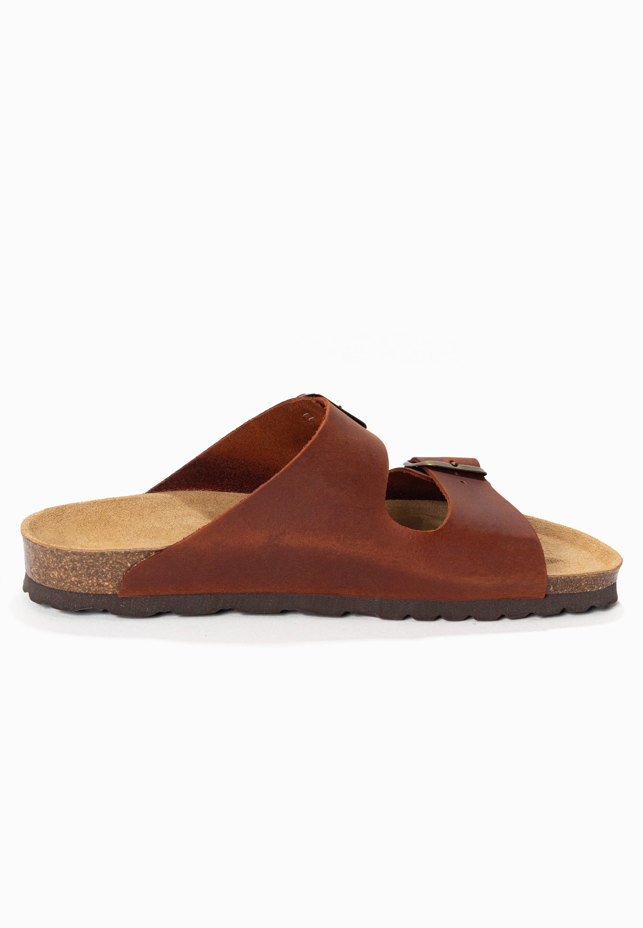 Sandales À Deux Brides Trefle - Cuir - Brown - Homme - Image 4