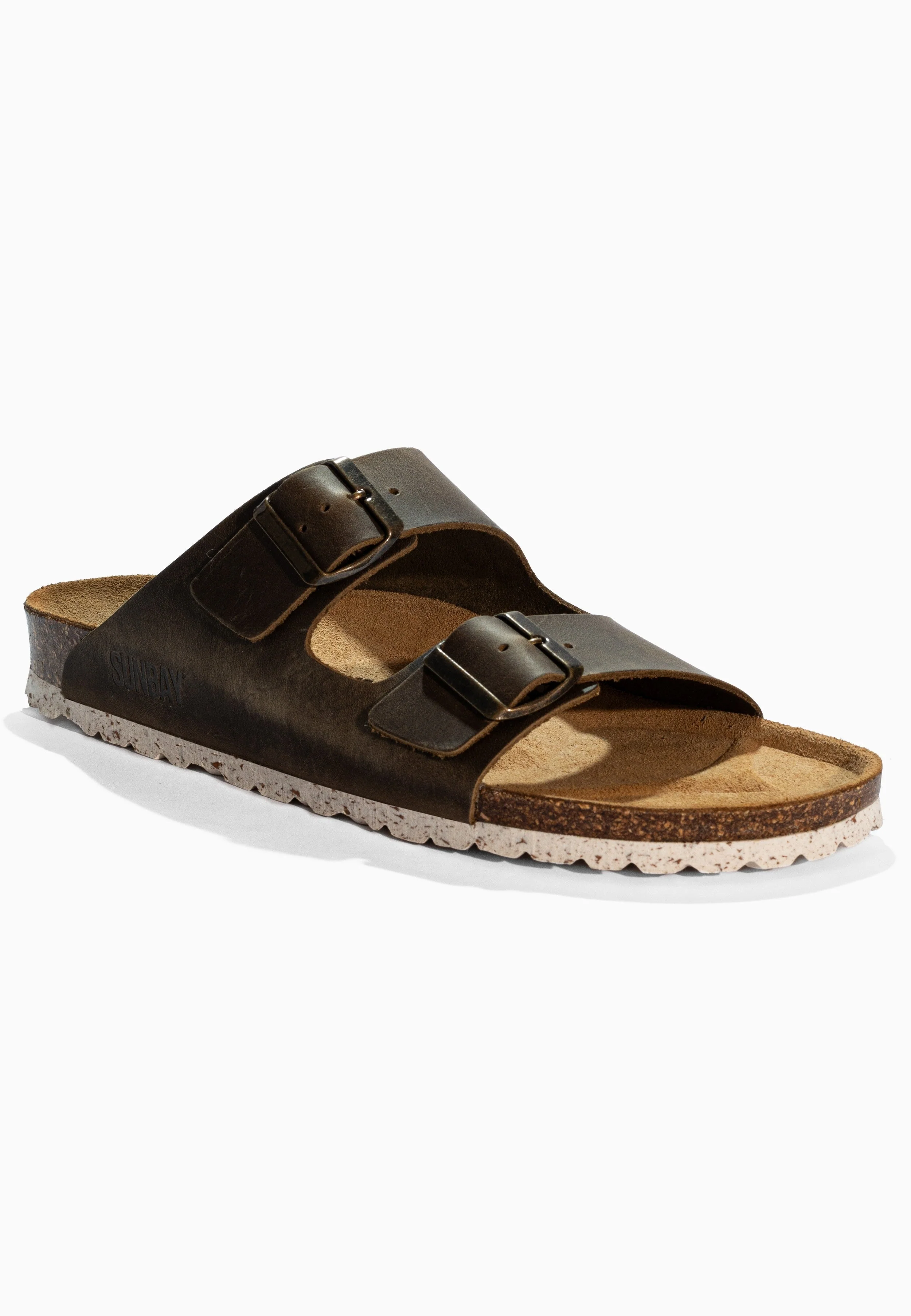Sandales À Deux Brides Trefle - Cuir - Brown - Homme - Image 2