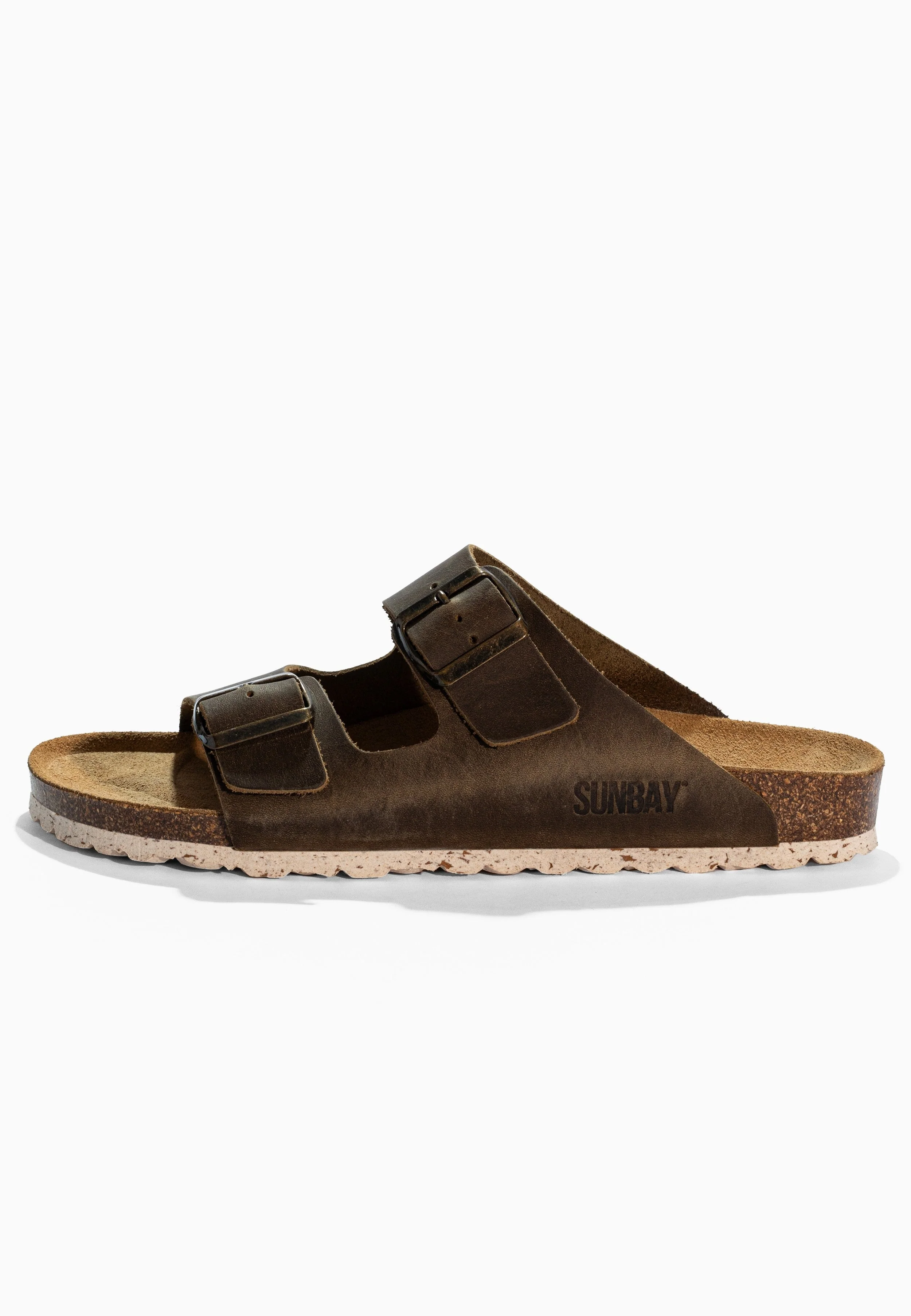Sandales À Deux Brides Trefle - Cuir - Brown - Homme - Image 3