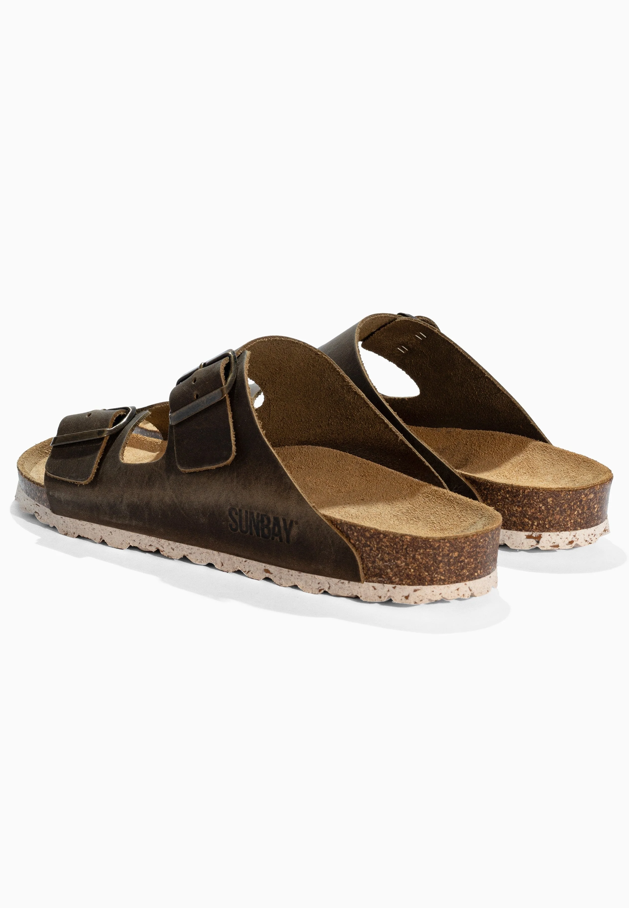 Sandales À Deux Brides Trefle - Cuir - Brown - Homme - Image 6