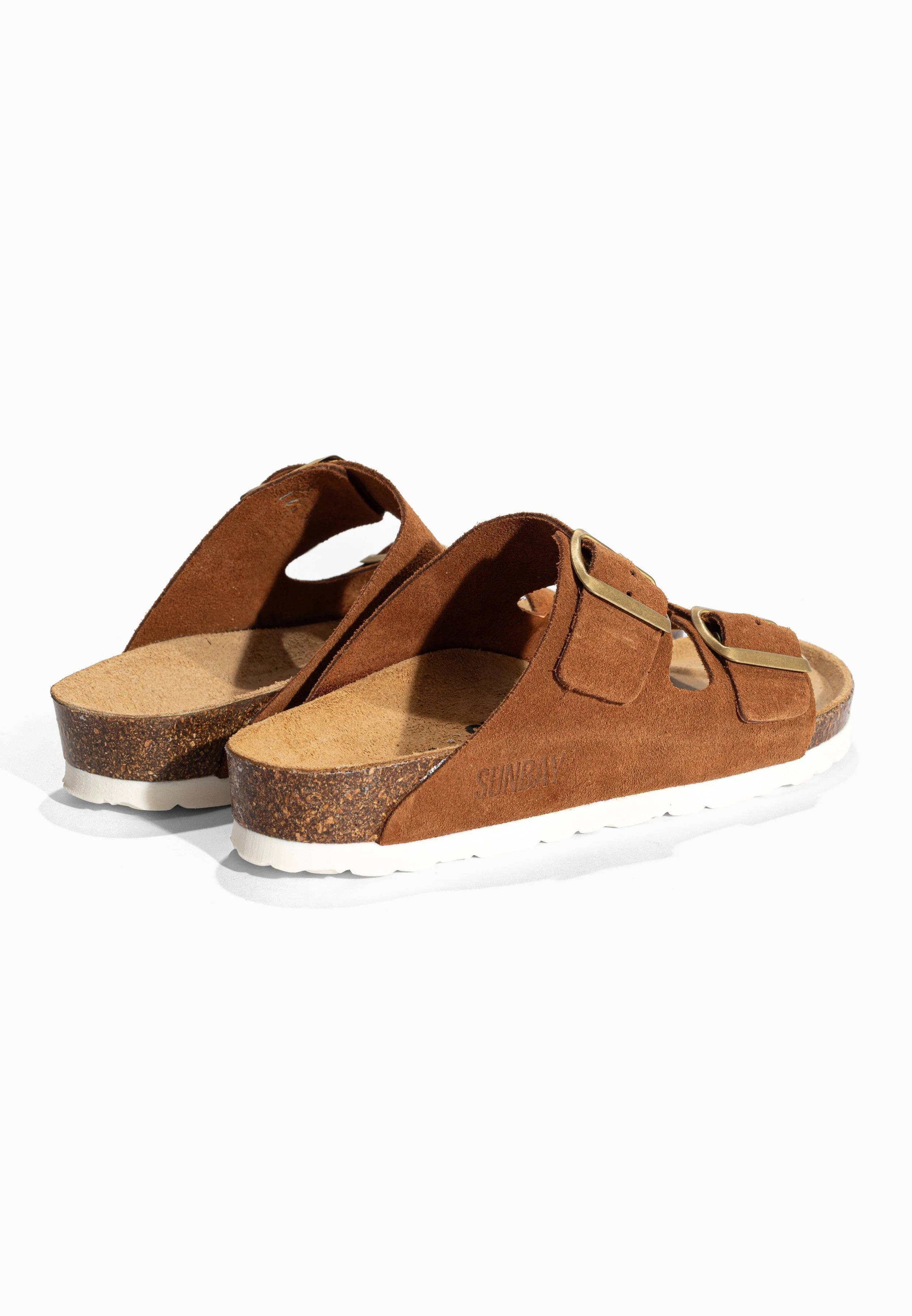 Sandales À Deux Brides Trefle - Cuir - Moutarde Fonce - Femme - Image 7