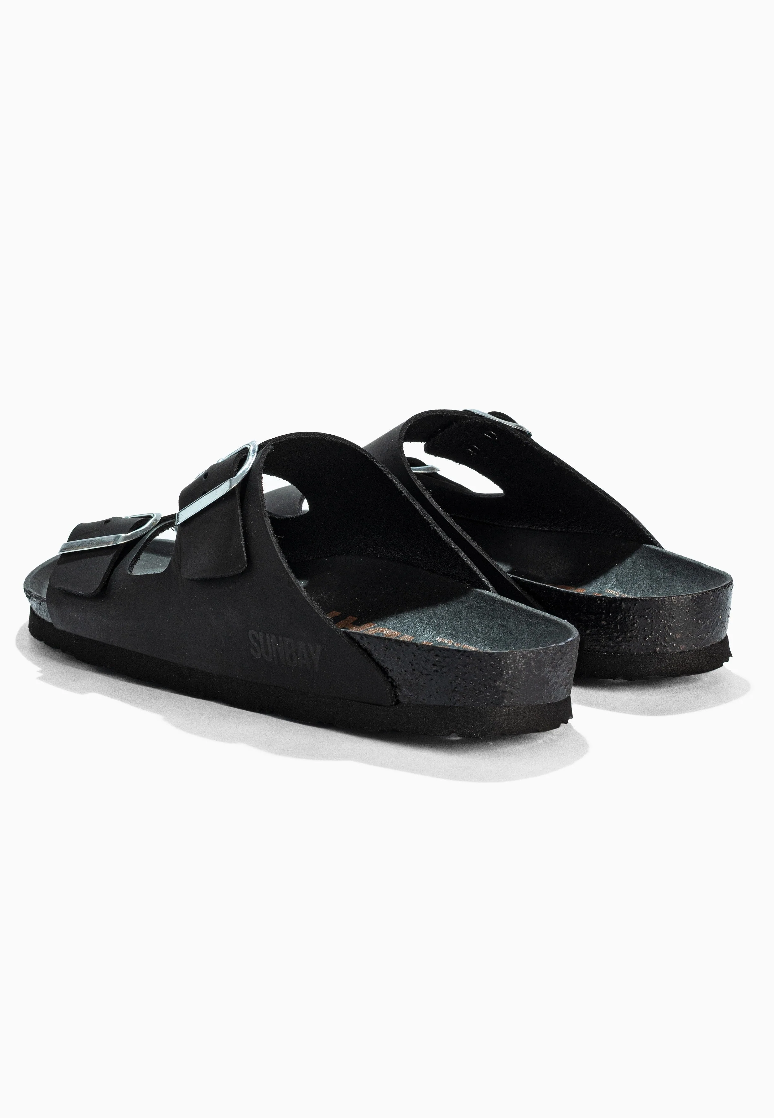Sandales À Deux Brides Trefle - Cuir - Black - Homme - Image 4
