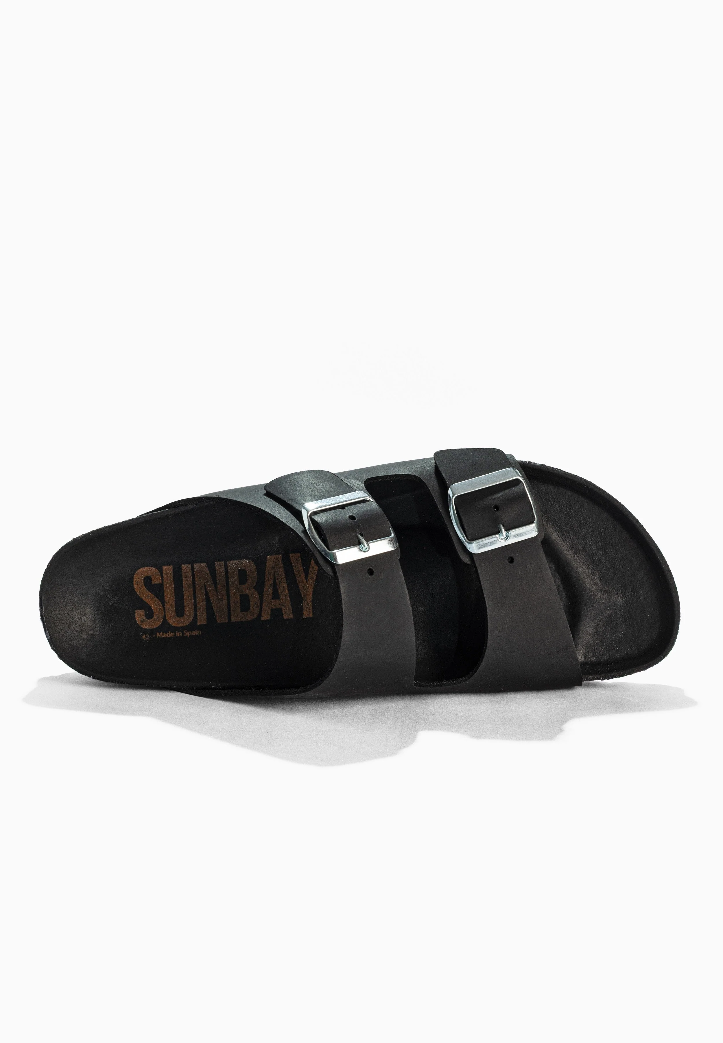 Sandales À Deux Brides Trefle - Cuir - Black - Homme - Image 6
