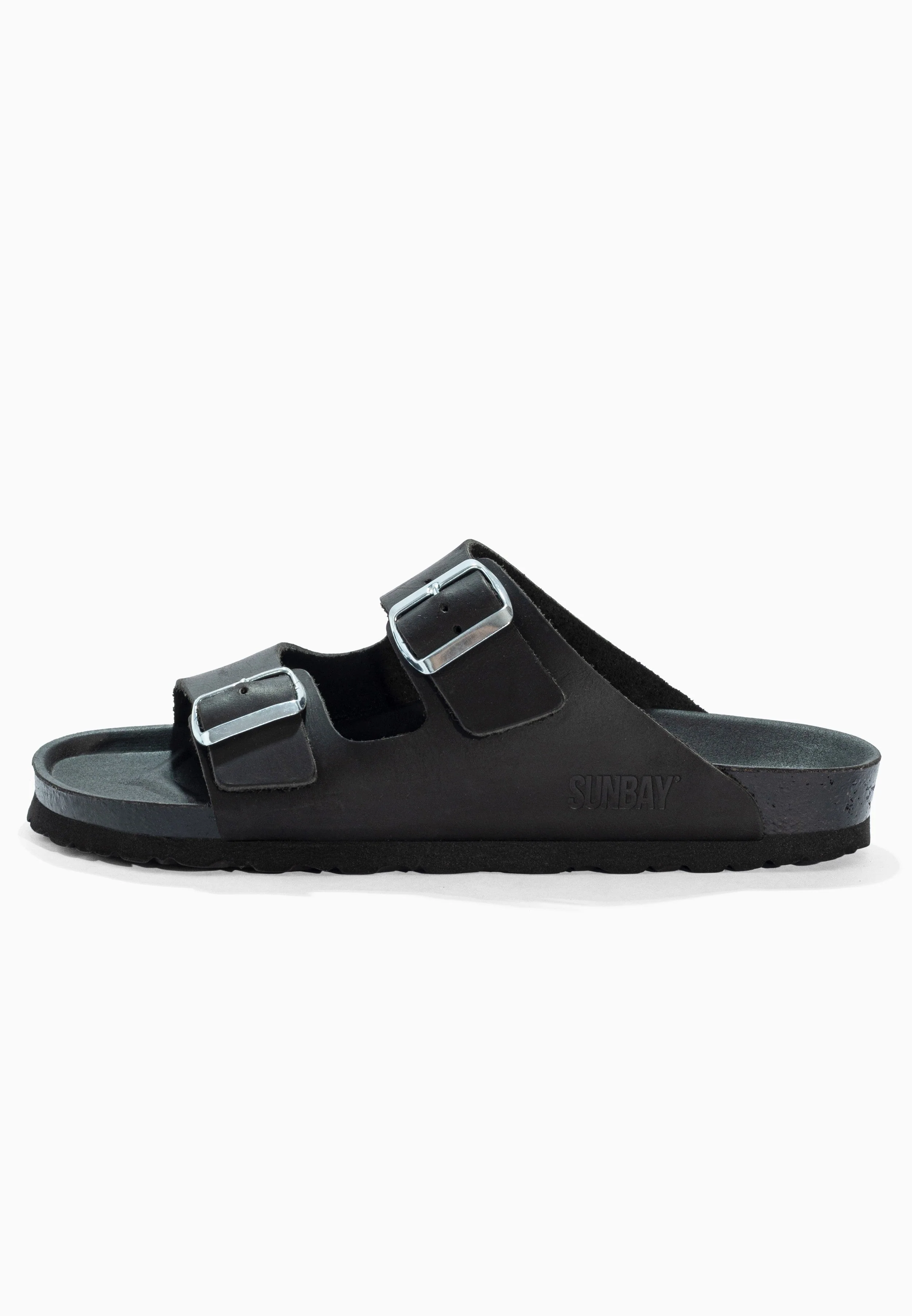 Sandales À Deux Brides Trefle - Cuir - Black - Homme - Image 3
