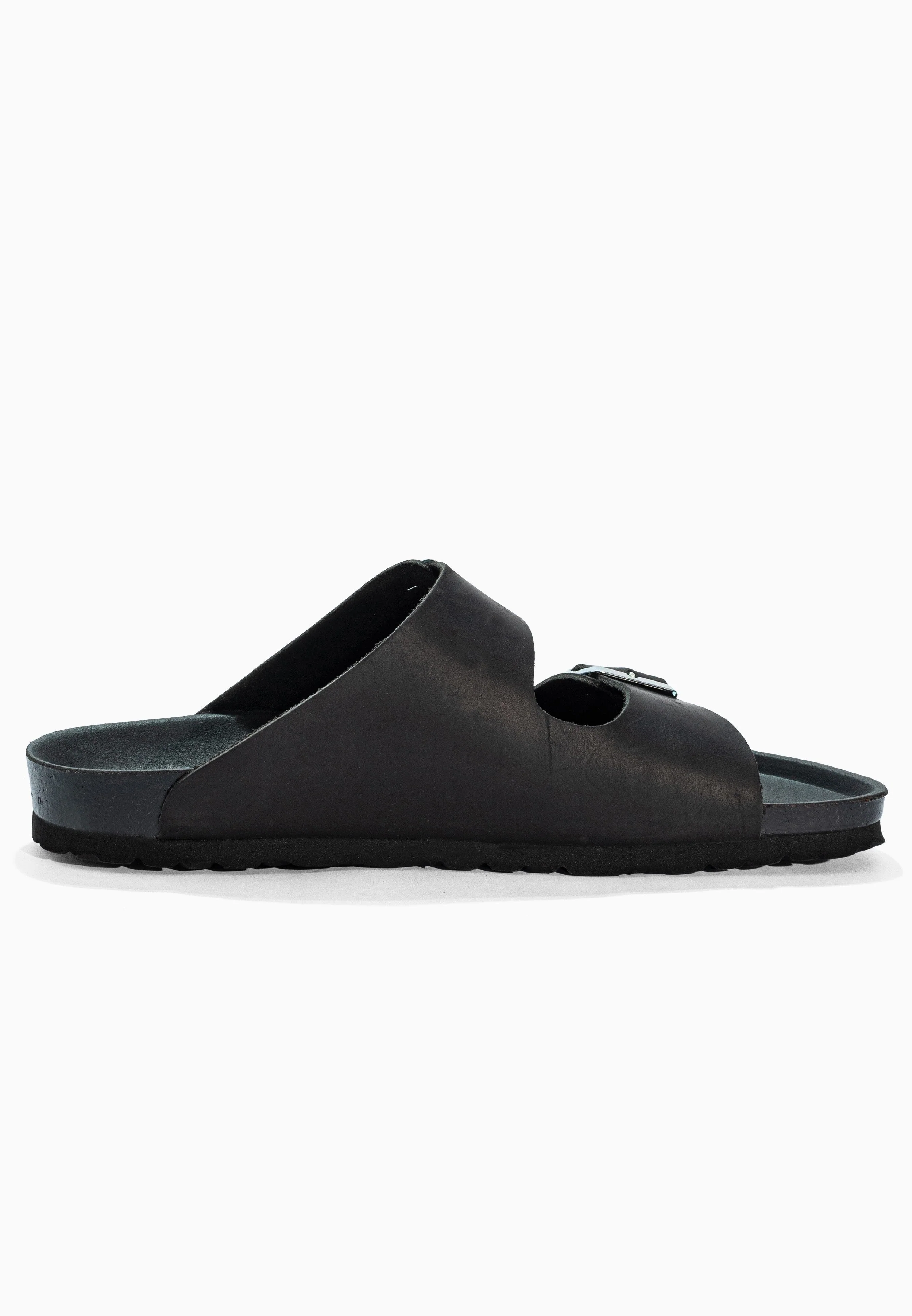 Sandales À Deux Brides Trefle - Cuir - Black - Homme - Image 4