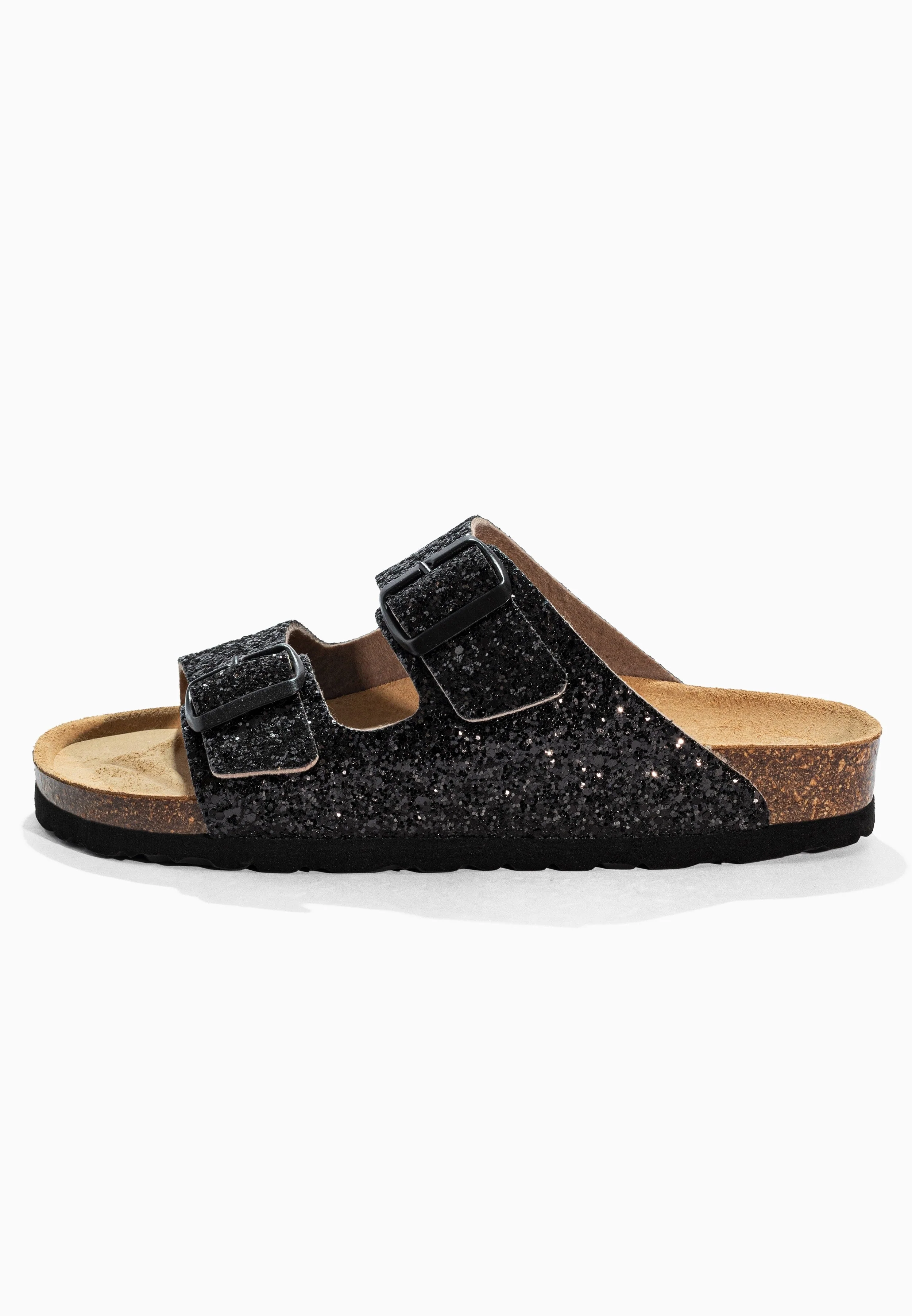 Sandales À Deux Brides Trefle - Black Glitter - Femme - Image 3