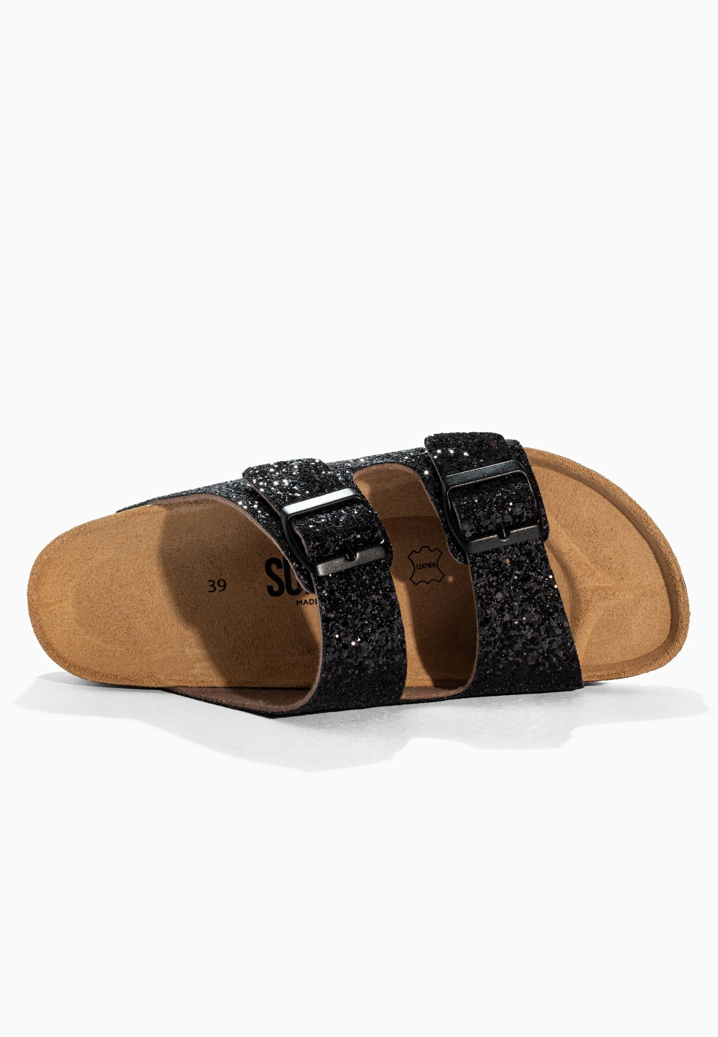 Sandales À Deux Brides Trefle - Black Glitter - Femme - Image 5