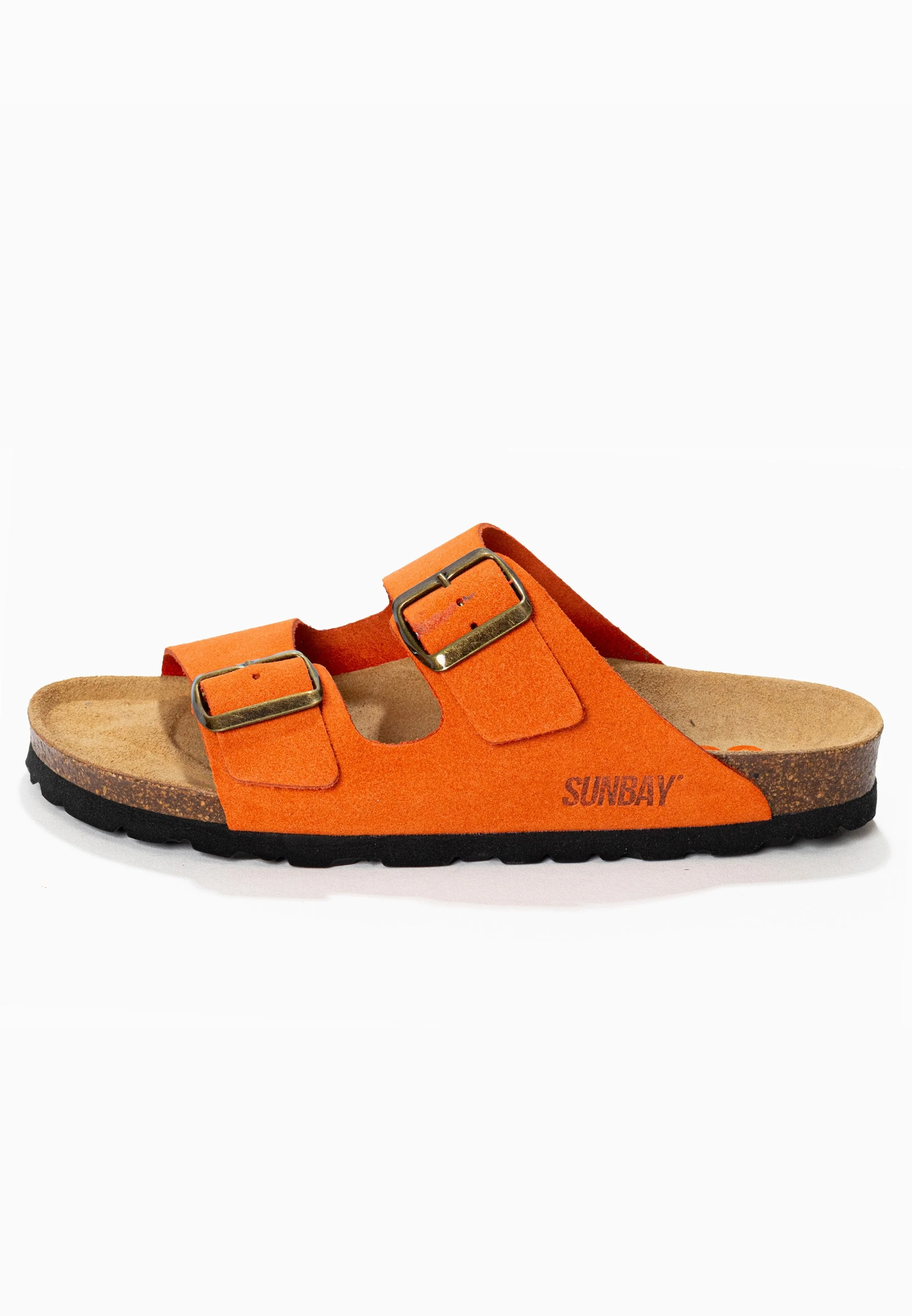 Sandales À Deux Brides Trefle - Cuir - Orange - Femme - Image 3