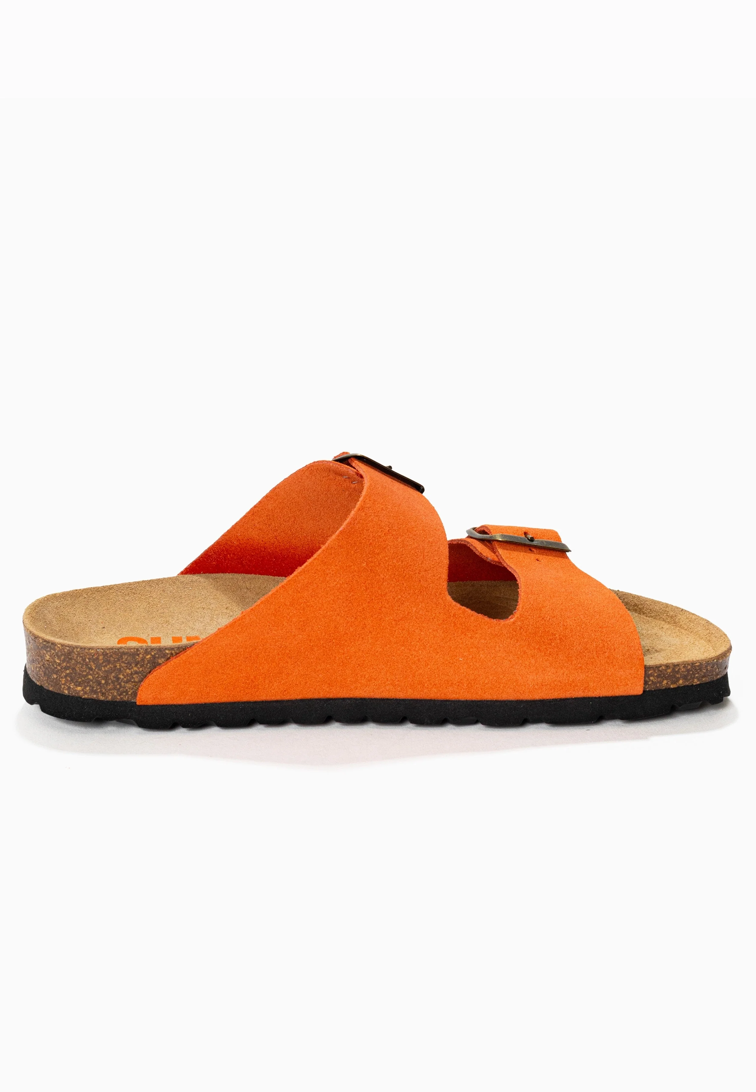 Sandales À Deux Brides Trefle - Cuir - Orange - Femme - Image 4