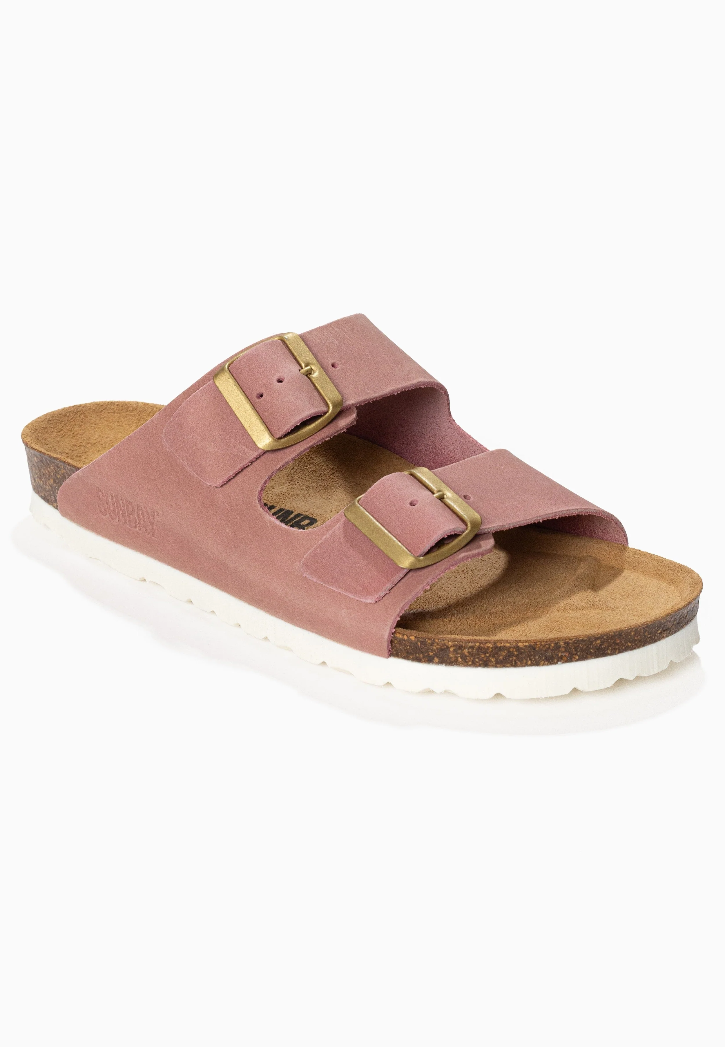 Sandales À Deux Brides Trefle - Cuir - Light Pink - Femme - Image 2